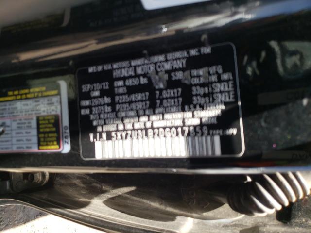 Photo 9 VIN: 5XYZU3LB2DG017859 - HYUNDAI SANTA FE S 