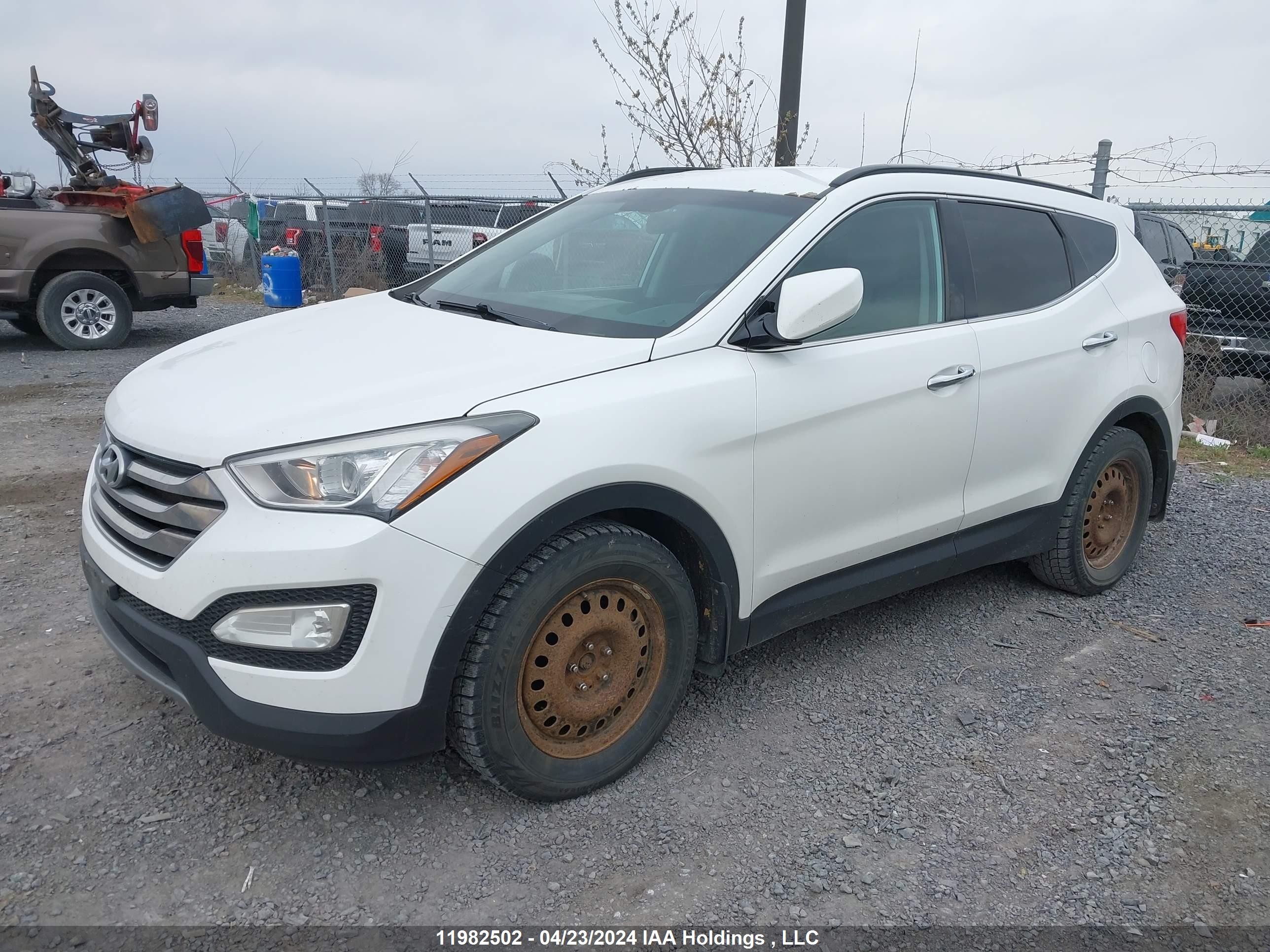 Photo 1 VIN: 5XYZU3LB2DG042227 - HYUNDAI SANTA FE 