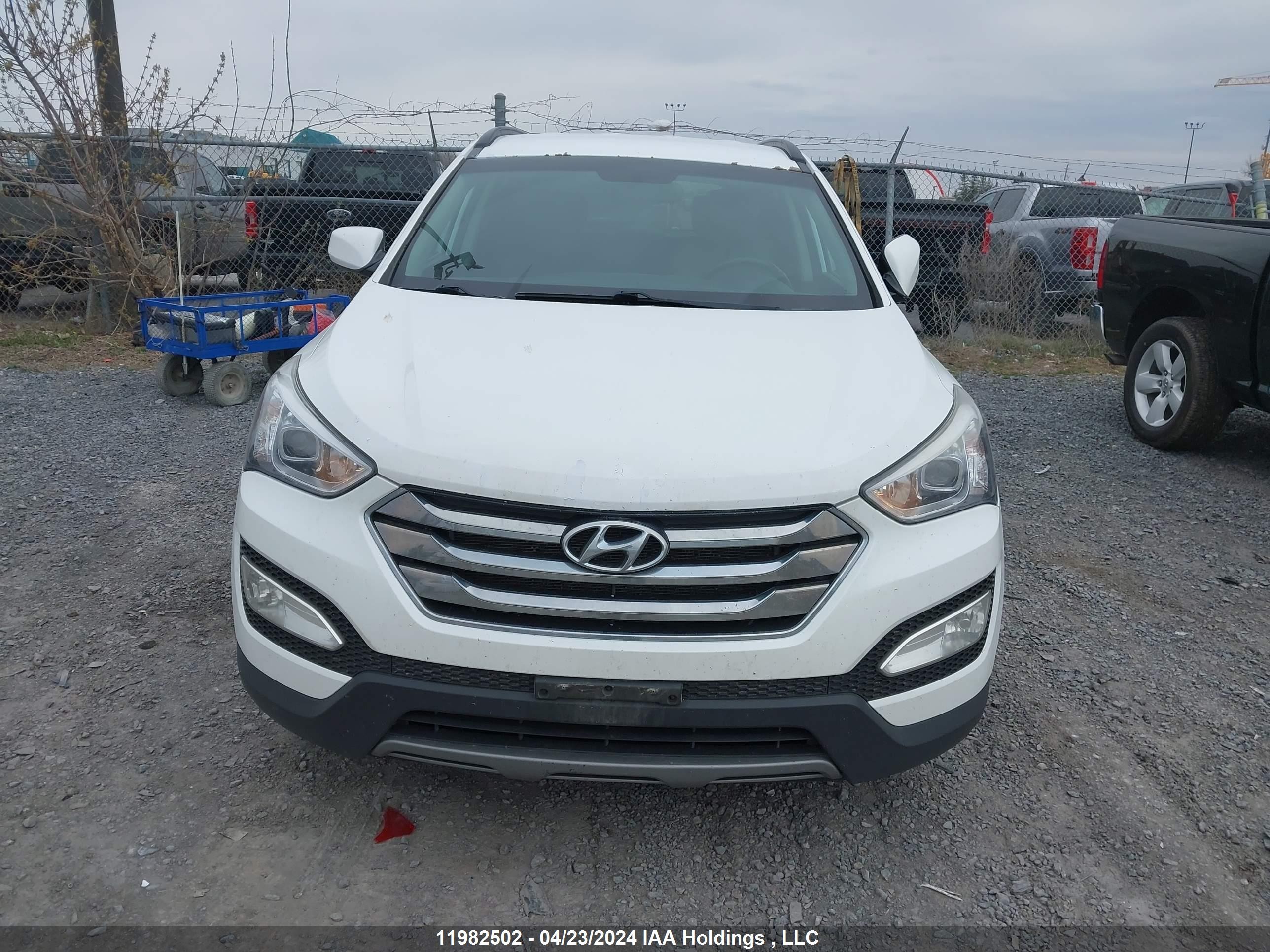 Photo 11 VIN: 5XYZU3LB2DG042227 - HYUNDAI SANTA FE 