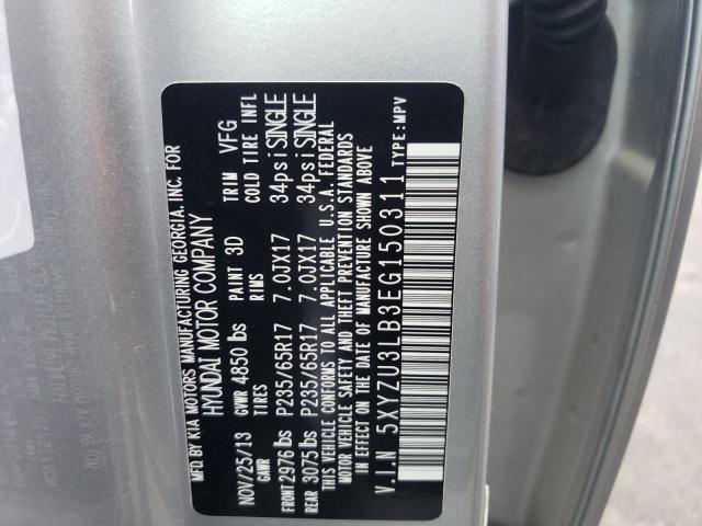 Photo 12 VIN: 5XYZU3LB3EG150311 - HYUNDAI SANTA FE 