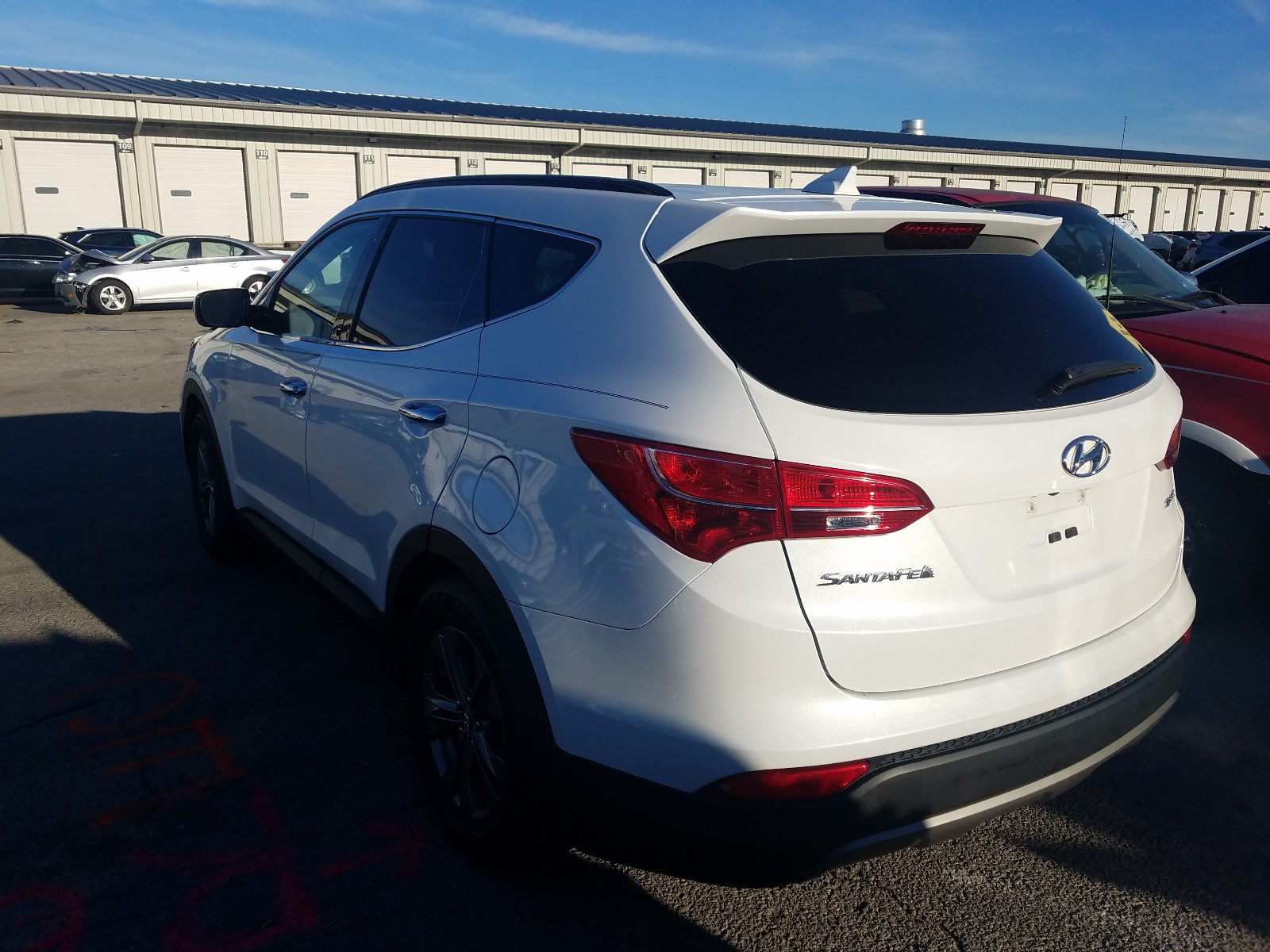 Photo 2 VIN: 5XYZU3LB3EG178268 - HYUNDAI SANTA FE S 