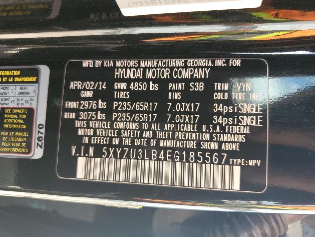 Photo 12 VIN: 5XYZU3LB4EG185567 - HYUNDAI SANTA FE 