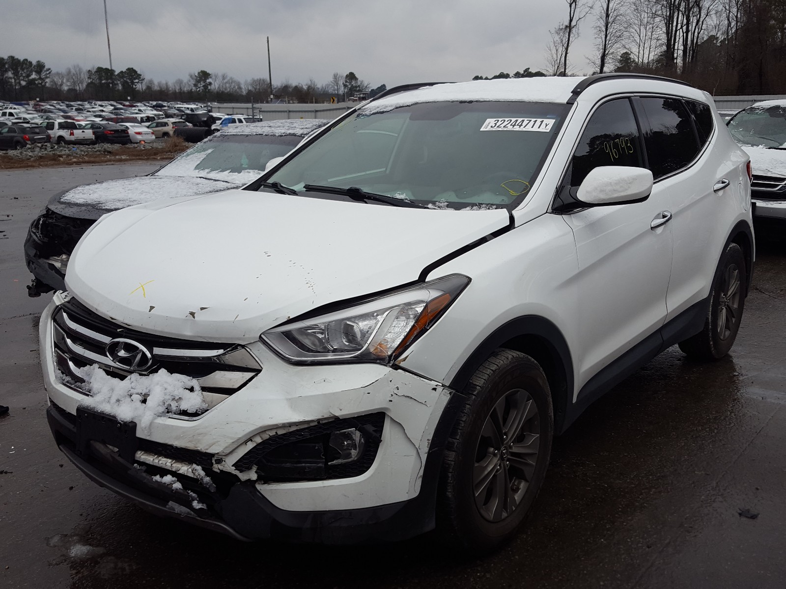 Photo 1 VIN: 5XYZU3LB4EG214369 - HYUNDAI SANTA FE S 