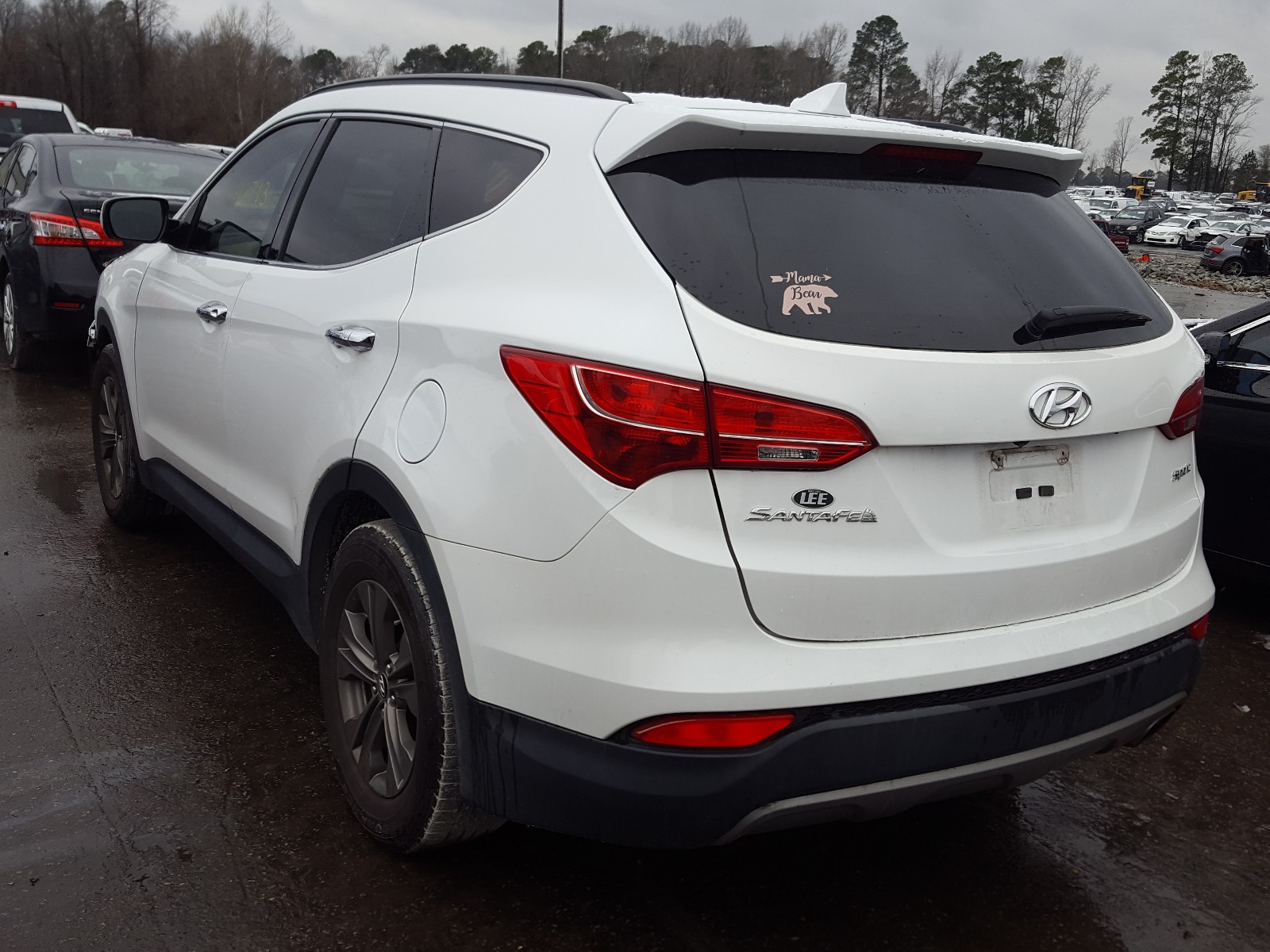 Photo 2 VIN: 5XYZU3LB4EG214369 - HYUNDAI SANTA FE S 