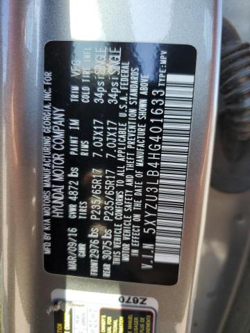 Photo 12 VIN: 5XYZU3LB4HG401633 - HYUNDAI SANTA FE 