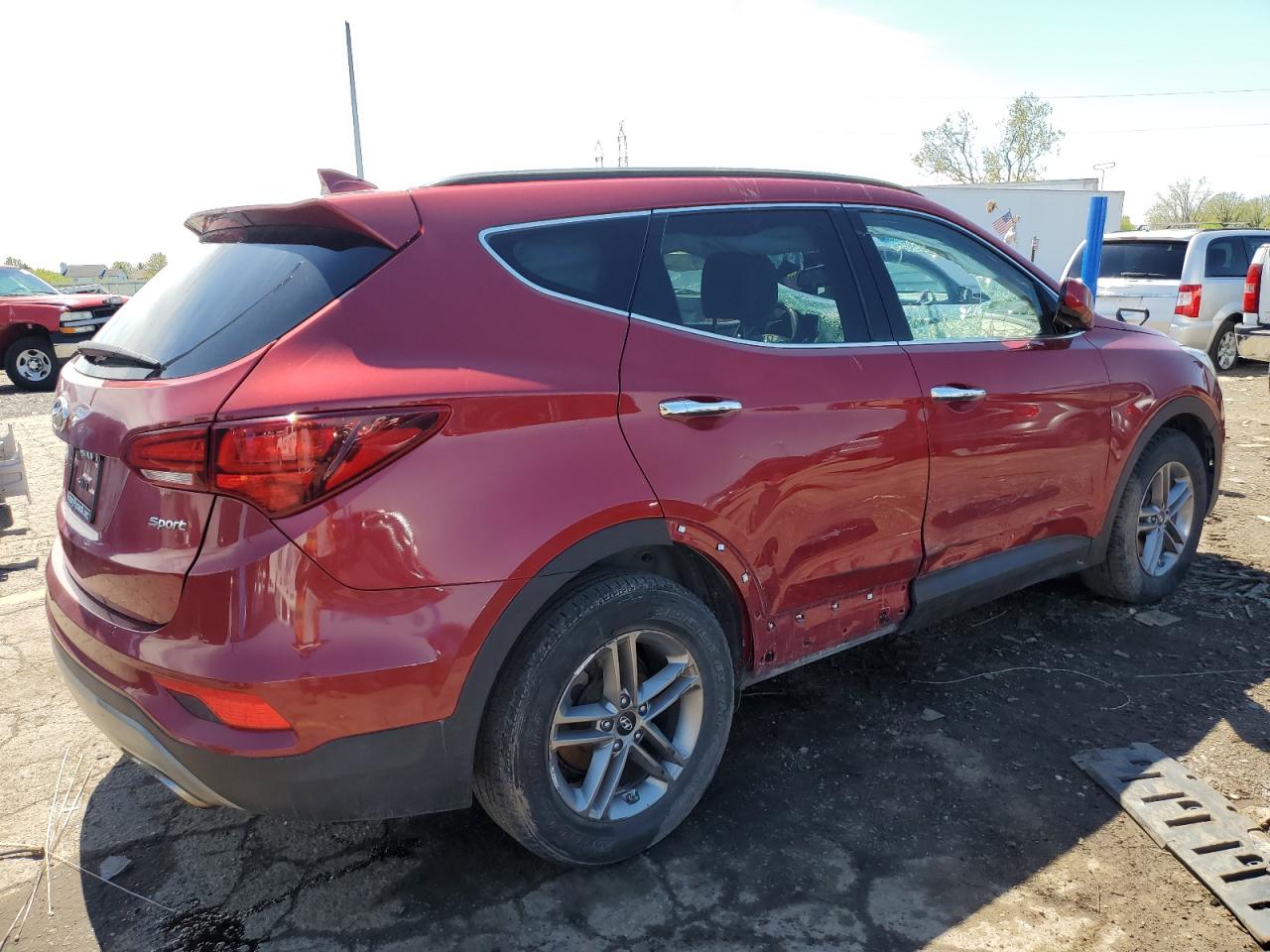 Photo 2 VIN: 5XYZU3LB4HG462223 - HYUNDAI SANTA FE 