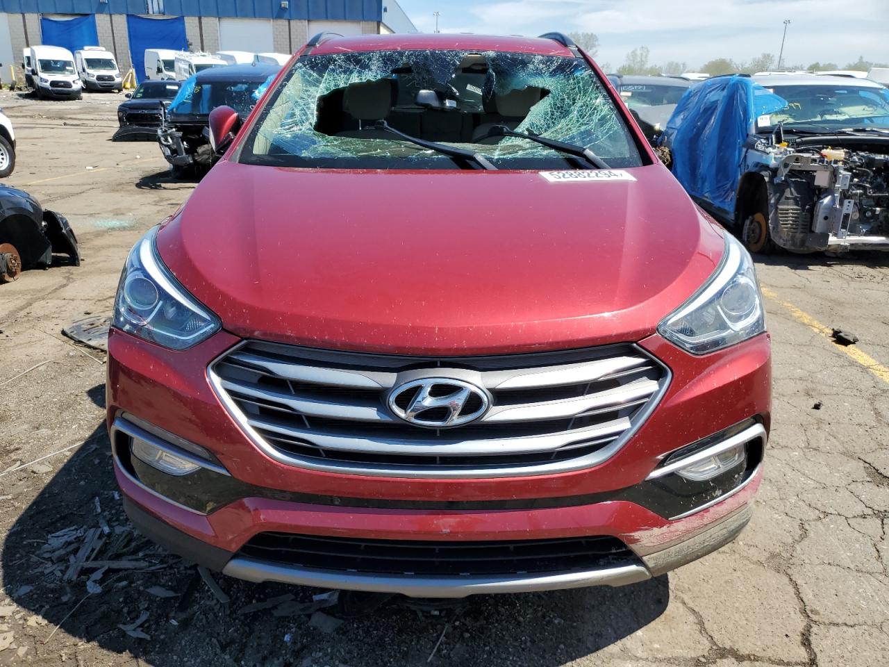 Photo 4 VIN: 5XYZU3LB4HG462223 - HYUNDAI SANTA FE 