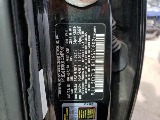 Photo 12 VIN: 5XYZU3LB4JG570802 - HYUNDAI SANTA FE S 