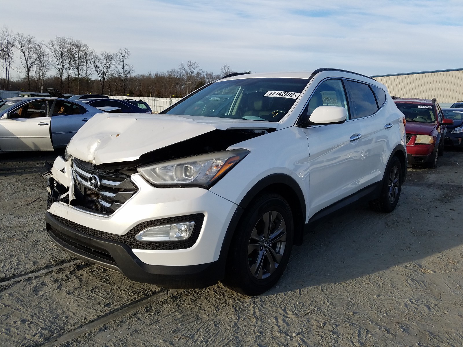 Photo 1 VIN: 5XYZU3LB5DG047325 - HYUNDAI SANTA FE S 