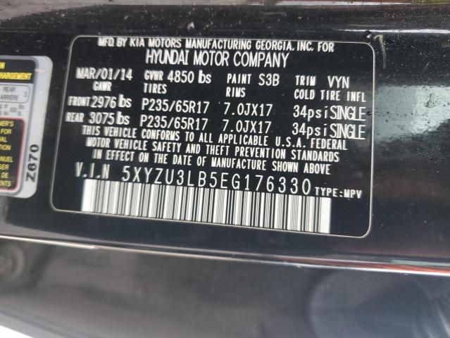 Photo 11 VIN: 5XYZU3LB5EG176330 - HYUNDAI SANTA FE S 