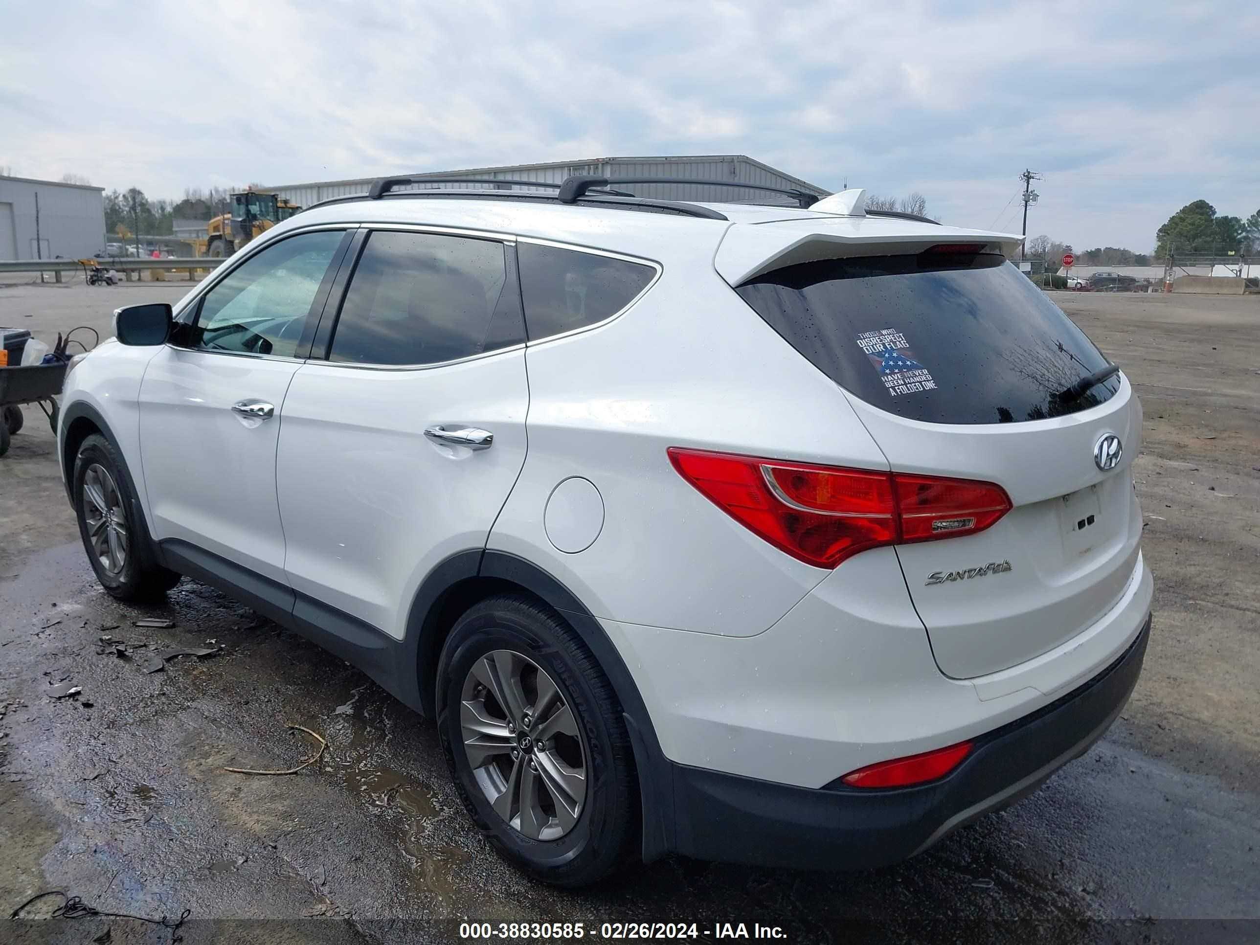 Photo 2 VIN: 5XYZU3LB6GG313309 - HYUNDAI SANTA FE 