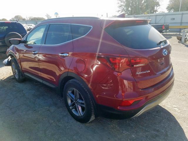 Photo 2 VIN: 5XYZU3LB6HG413072 - HYUNDAI SANTA FE S 