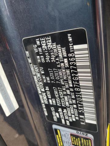 Photo 12 VIN: 5XYZU3LB7FG277368 - HYUNDAI SANTA FE 