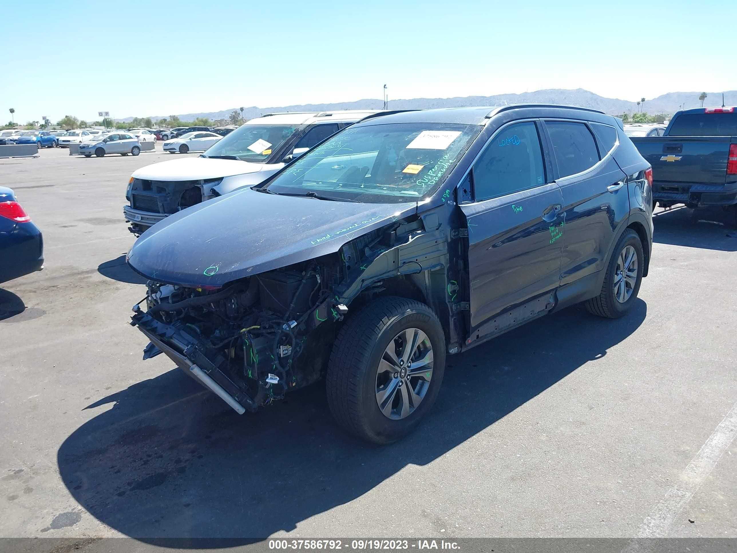 Photo 1 VIN: 5XYZU3LB7GG346058 - HYUNDAI SANTA FE 