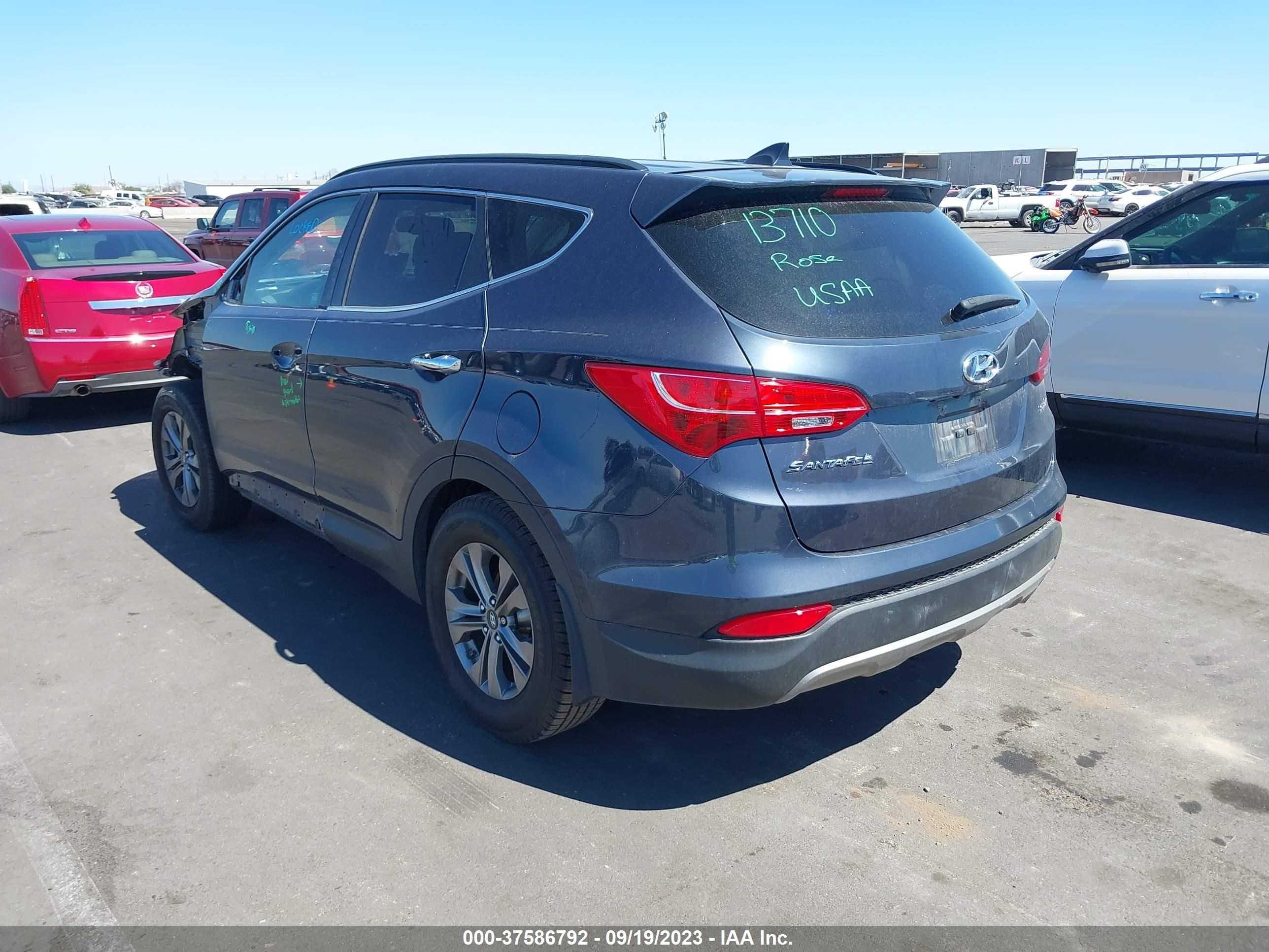 Photo 2 VIN: 5XYZU3LB7GG346058 - HYUNDAI SANTA FE 