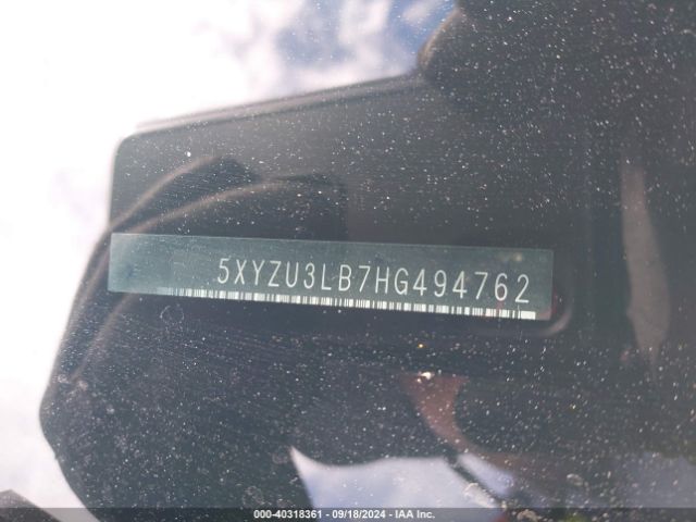 Photo 8 VIN: 5XYZU3LB7HG494762 - HYUNDAI SANTA FE 