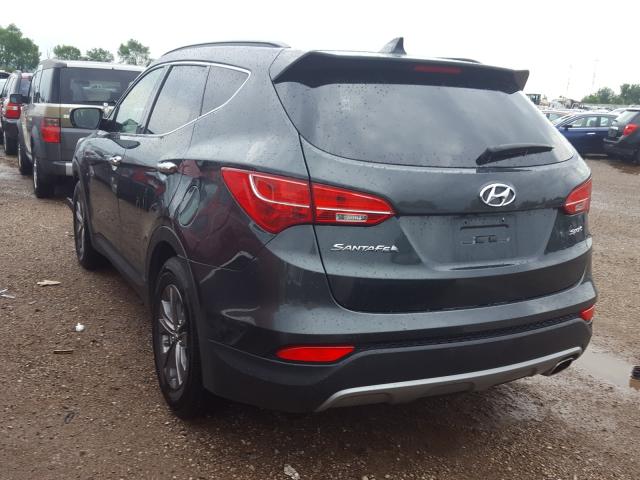 Photo 2 VIN: 5XYZU3LB8DG006185 - HYUNDAI SANTA-FE 