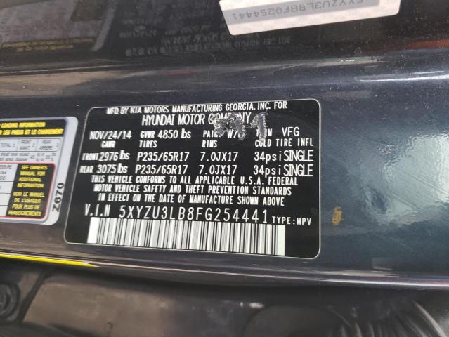 Photo 9 VIN: 5XYZU3LB8FG254441 - HYUNDAI SANTA FE S 