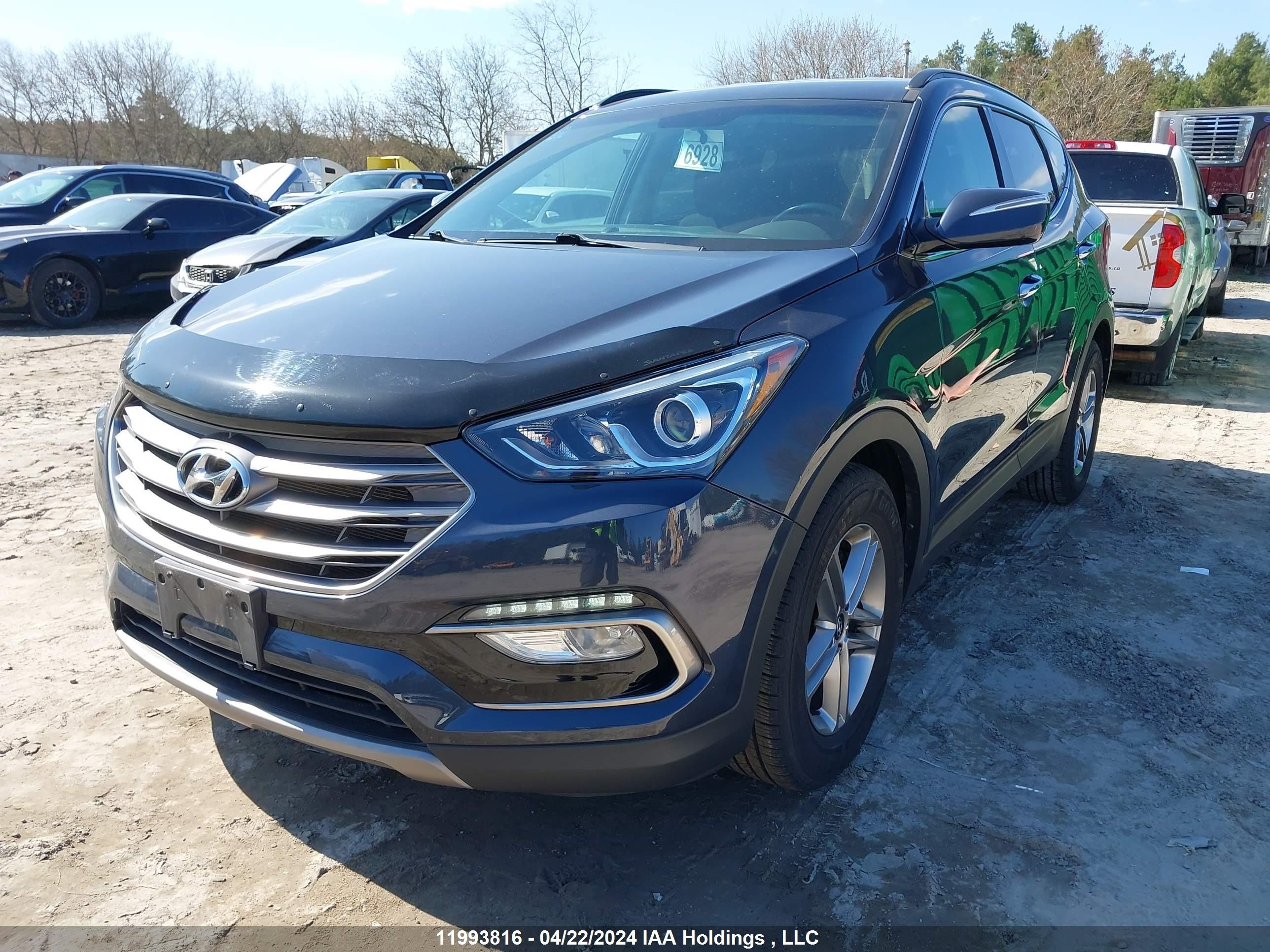 Photo 1 VIN: 5XYZU3LB8JG521120 - HYUNDAI SANTA FE 