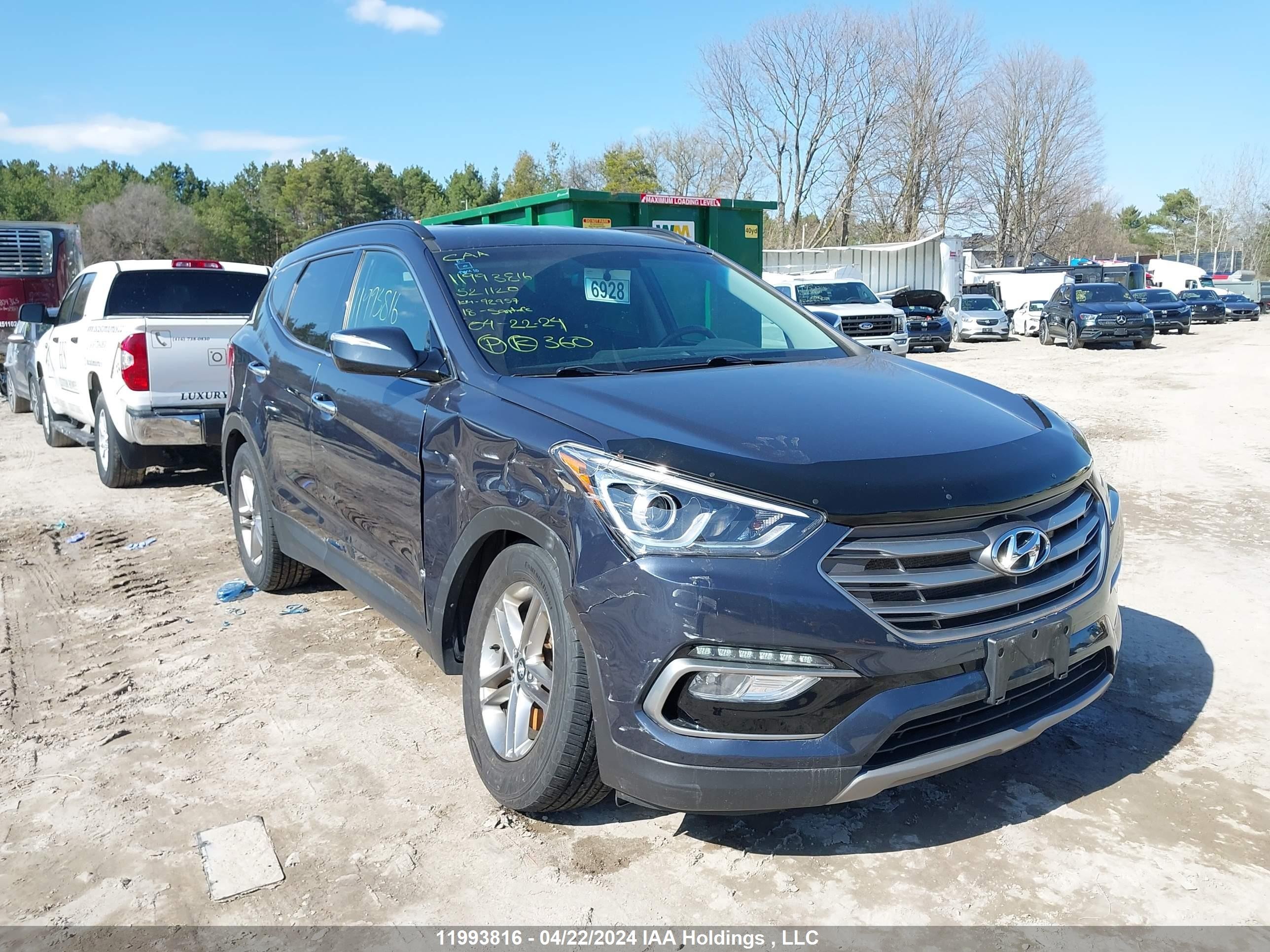 Photo 5 VIN: 5XYZU3LB8JG521120 - HYUNDAI SANTA FE 