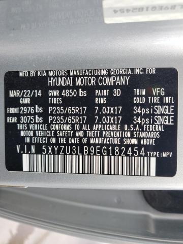 Photo 12 VIN: 5XYZU3LB9EG182454 - HYUNDAI SANTA FE 