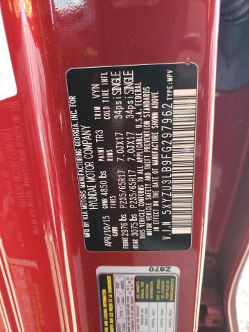 Photo 9 VIN: 5XYZU3LB9FG297962 - HYUNDAI SANTA FE S 