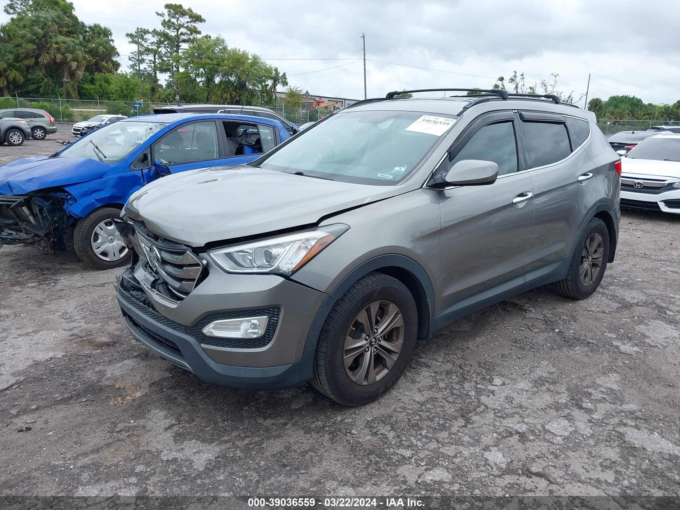 Photo 1 VIN: 5XYZU3LBXEG210004 - HYUNDAI SANTA FE 