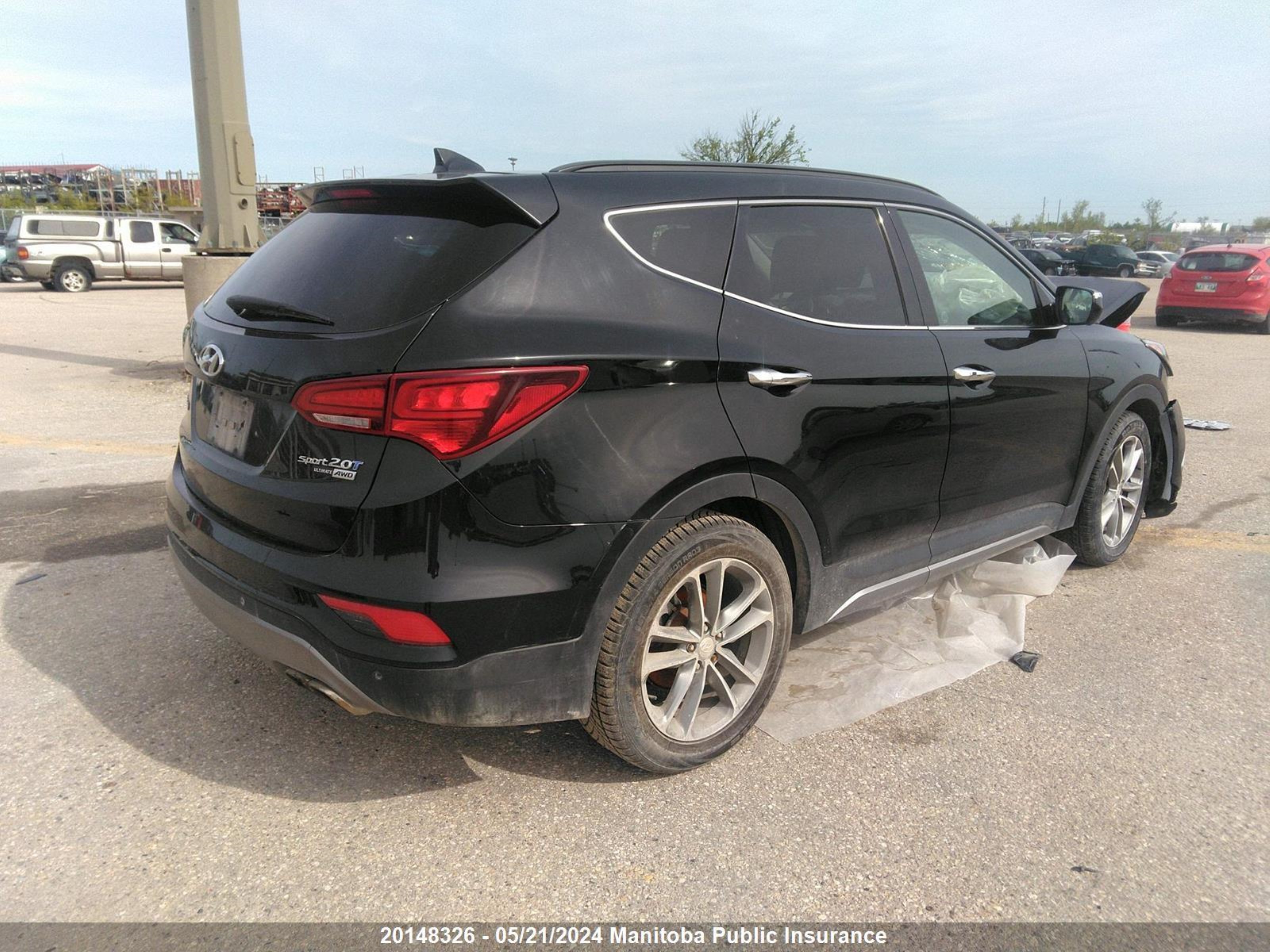 Photo 3 VIN: 5XYZUDLA1HG401859 - HYUNDAI SANTA FE 