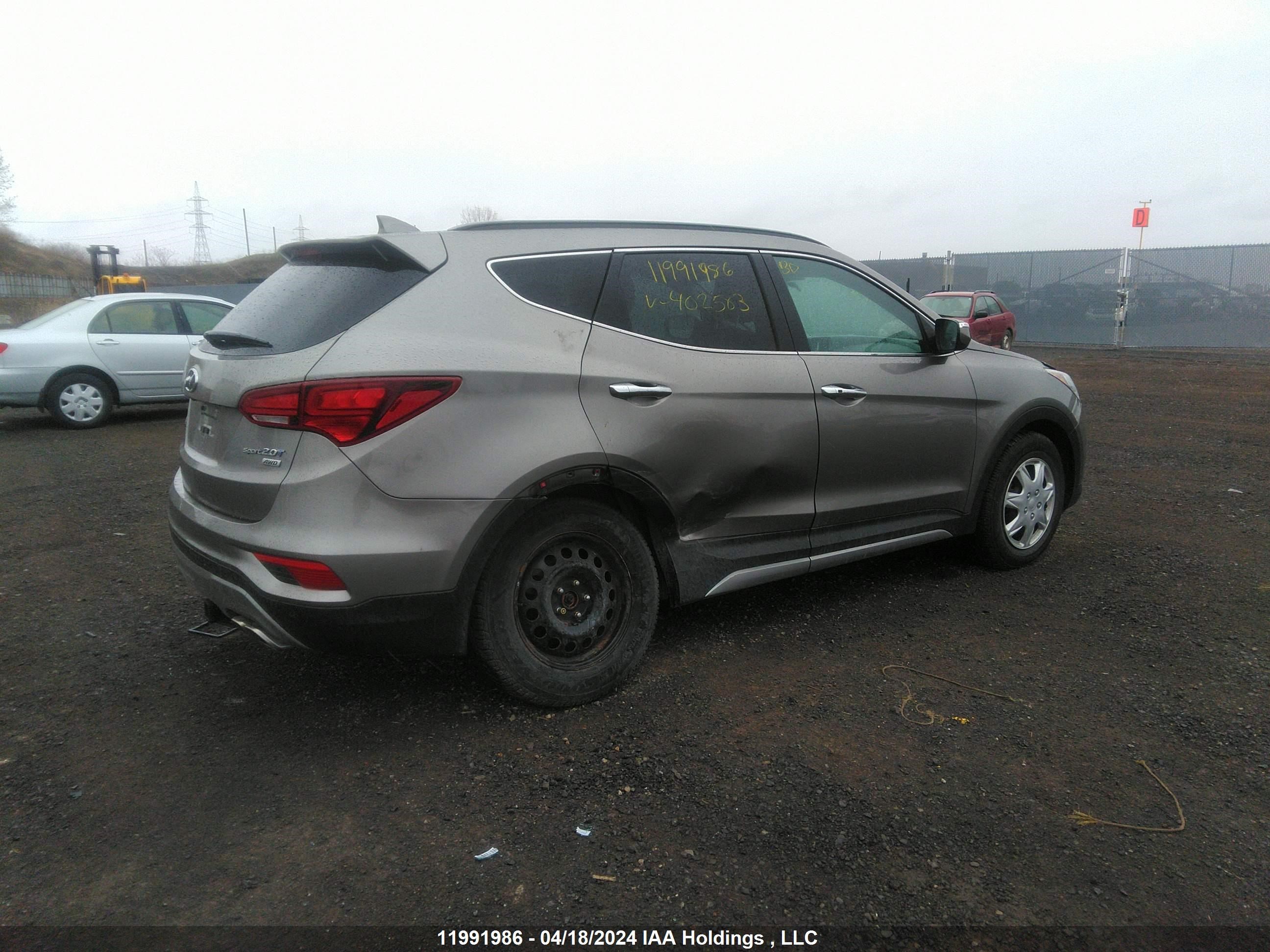 Photo 3 VIN: 5XYZUDLA2HG402583 - HYUNDAI SANTA FE 