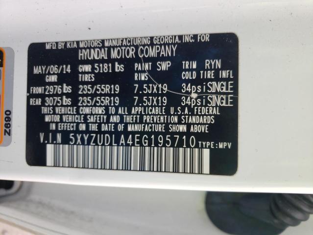 Photo 13 VIN: 5XYZUDLA4EG195710 - HYUNDAI SANTA FE 