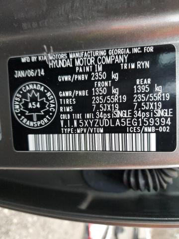 Photo 13 VIN: 5XYZUDLA5EG159394 - HYUNDAI SANTA FE 