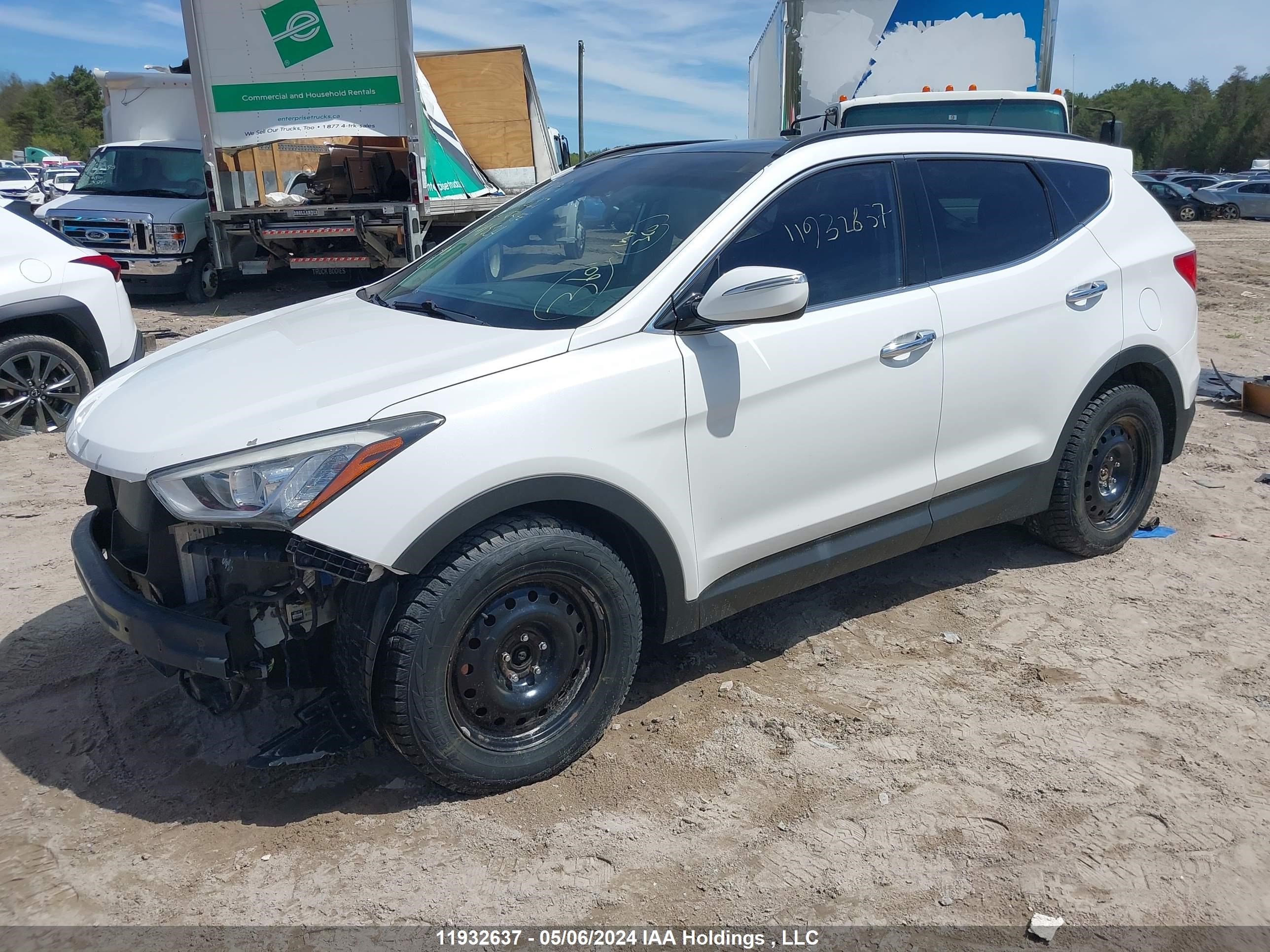 Photo 1 VIN: 5XYZUDLA7EG191554 - HYUNDAI SANTA FE 