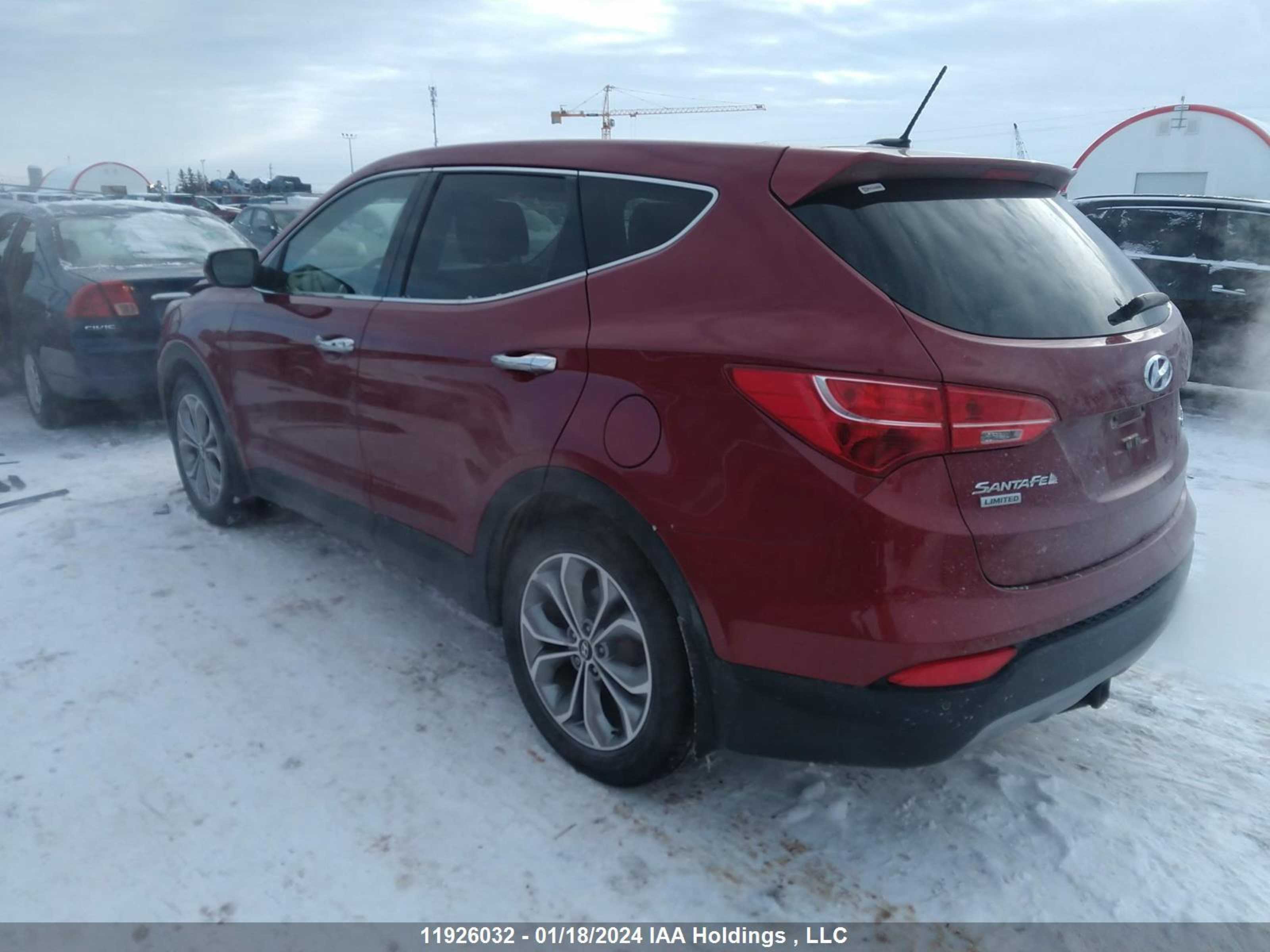 Photo 2 VIN: 5XYZUDLA8DG037398 - HYUNDAI SANTA FE 