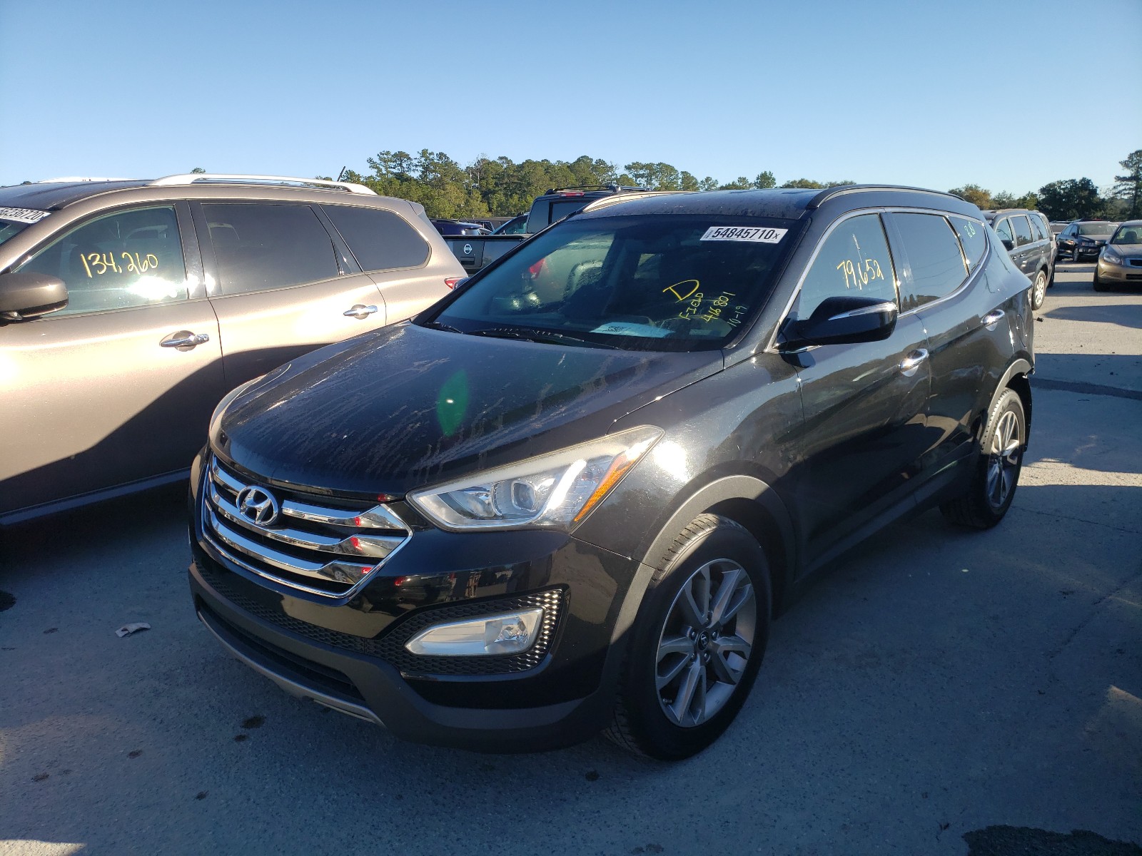 Photo 1 VIN: 5XYZUDLA9EG128424 - HYUNDAI SANTA FE S 