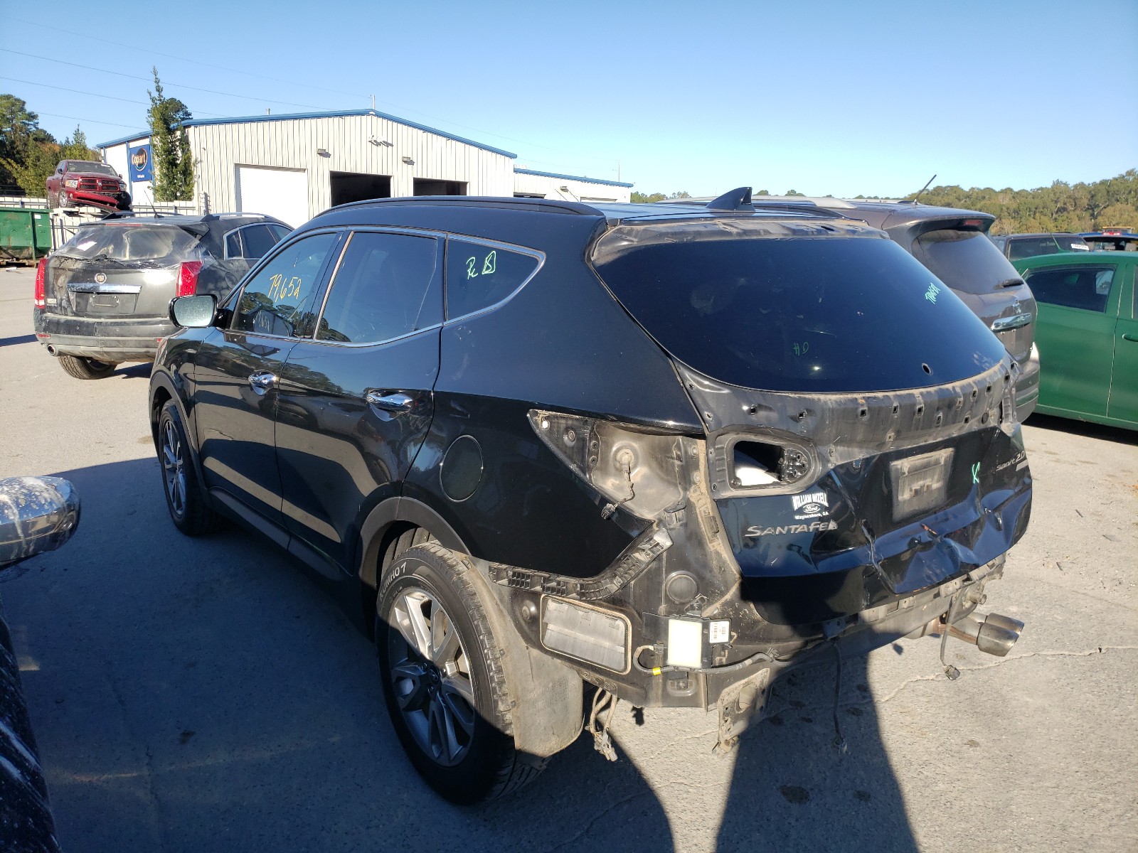 Photo 2 VIN: 5XYZUDLA9EG128424 - HYUNDAI SANTA FE S 