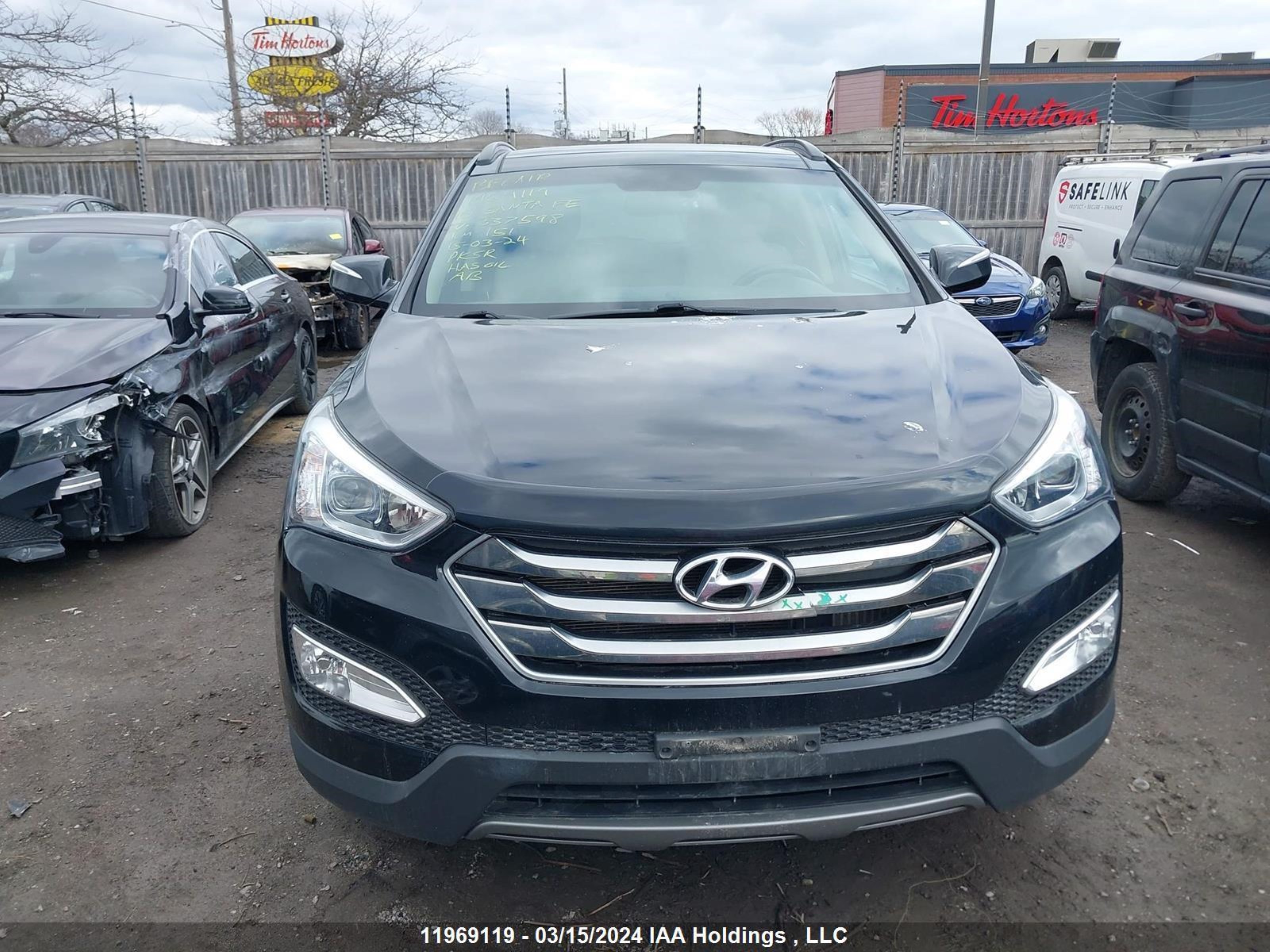 Photo 11 VIN: 5XYZUDLA9GG337598 - HYUNDAI SANTA FE 