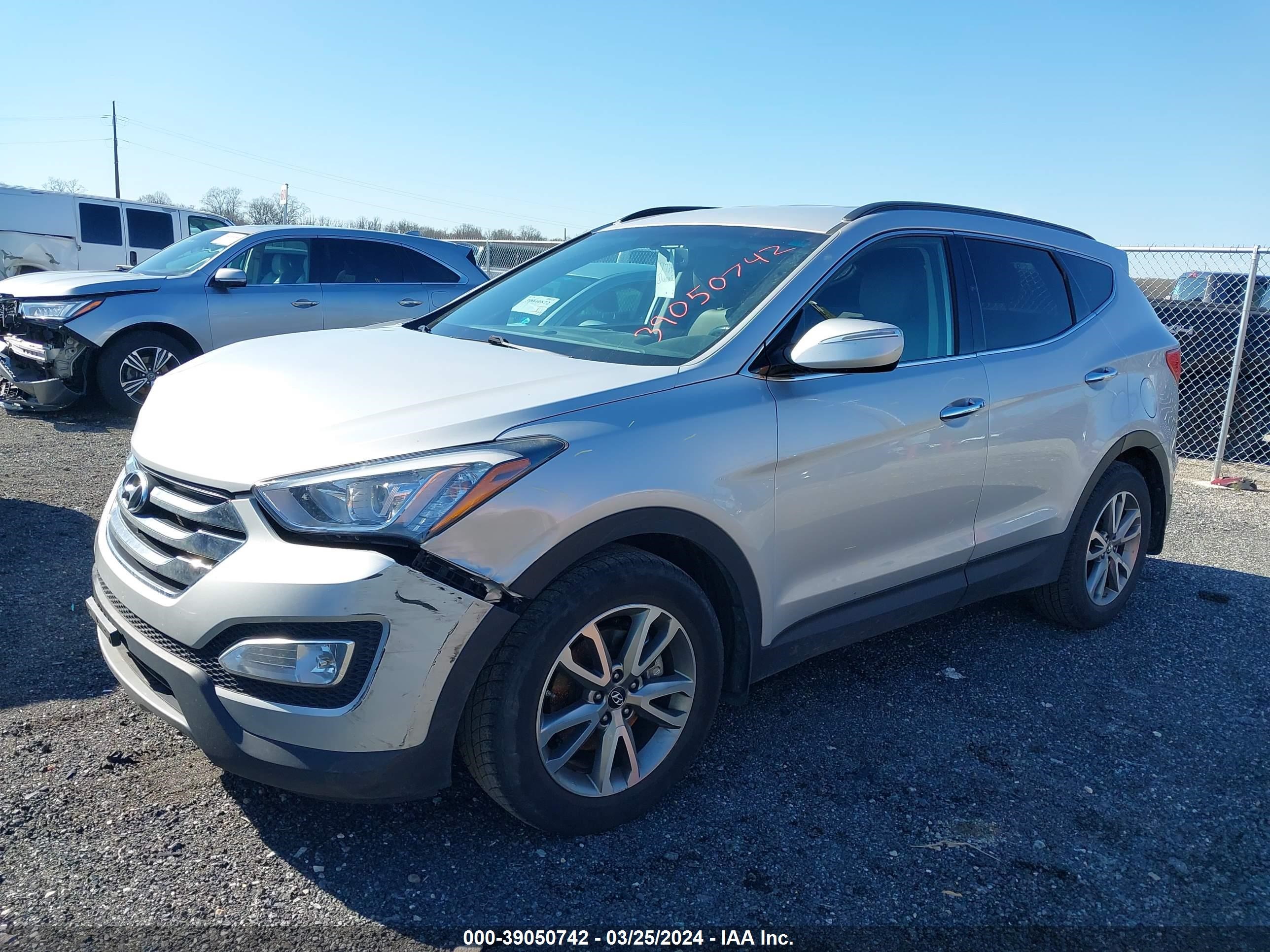 Photo 1 VIN: 5XYZUDLAXEG169726 - HYUNDAI SANTA FE 