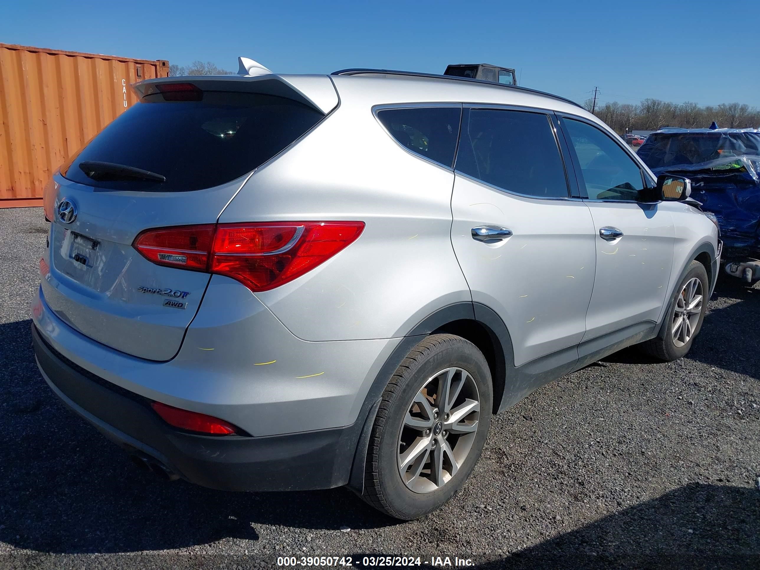 Photo 3 VIN: 5XYZUDLAXEG169726 - HYUNDAI SANTA FE 