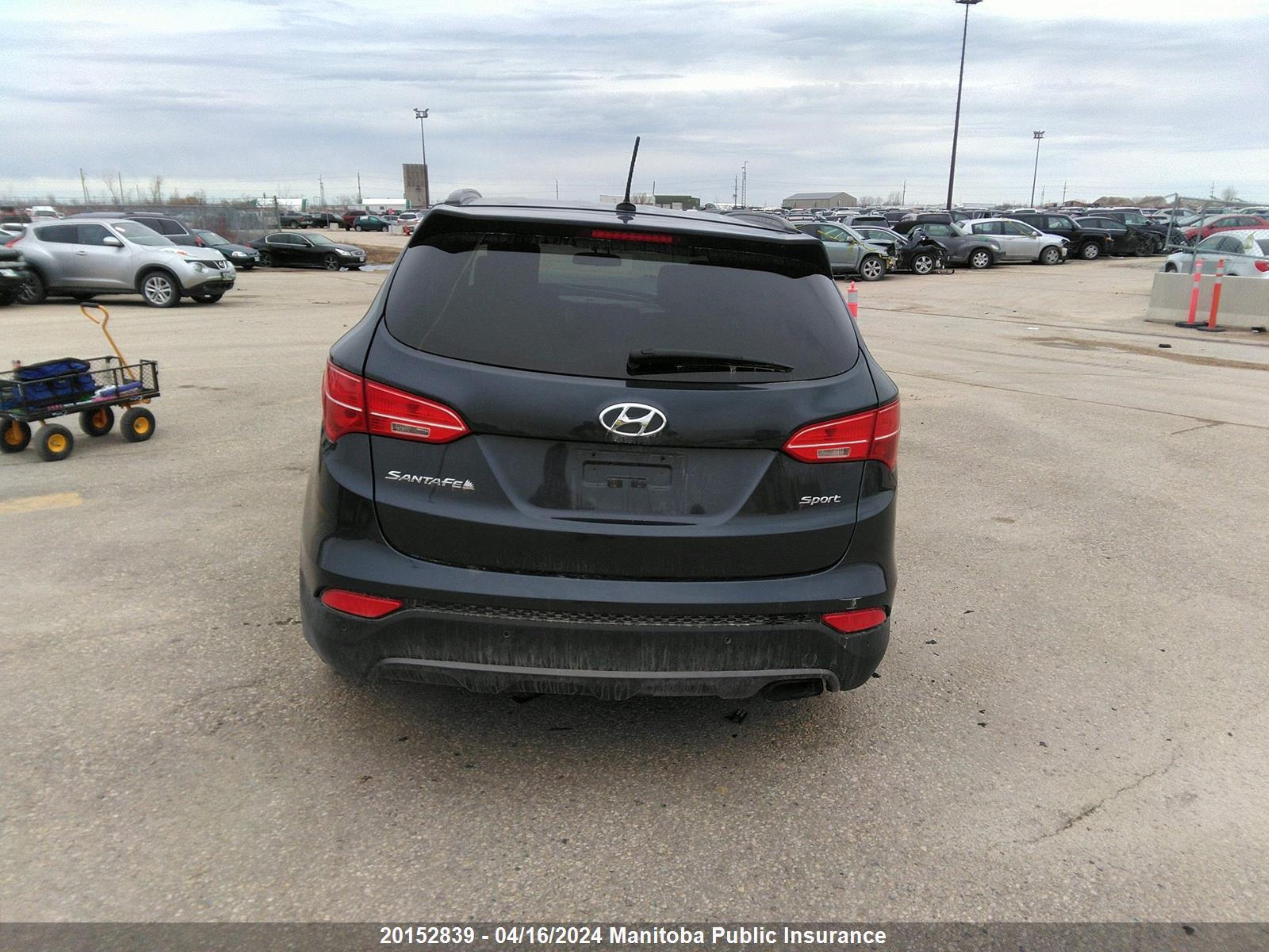 Photo 15 VIN: 5XYZUDLB1EG168408 - HYUNDAI SANTA FE 