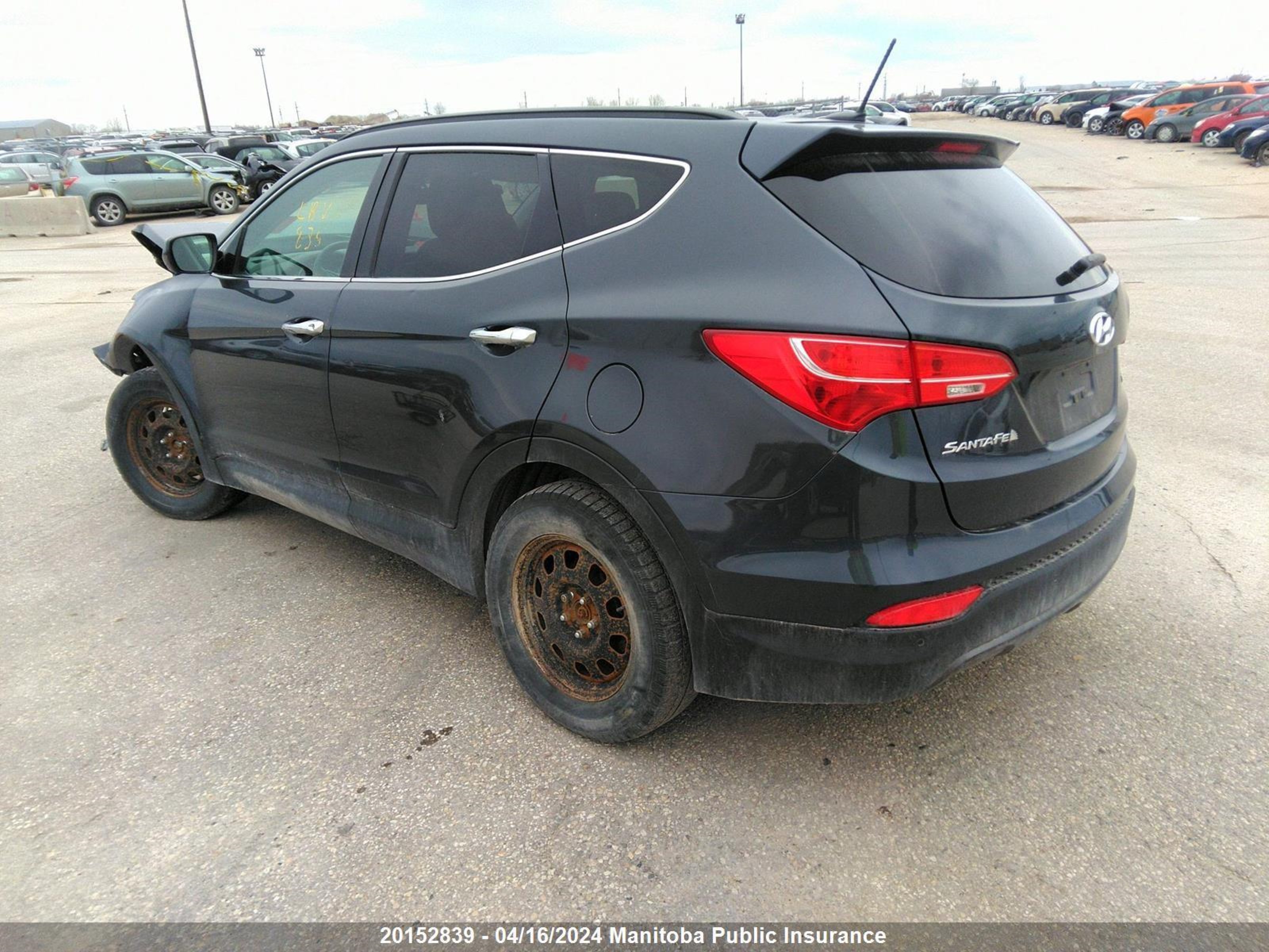 Photo 2 VIN: 5XYZUDLB1EG168408 - HYUNDAI SANTA FE 