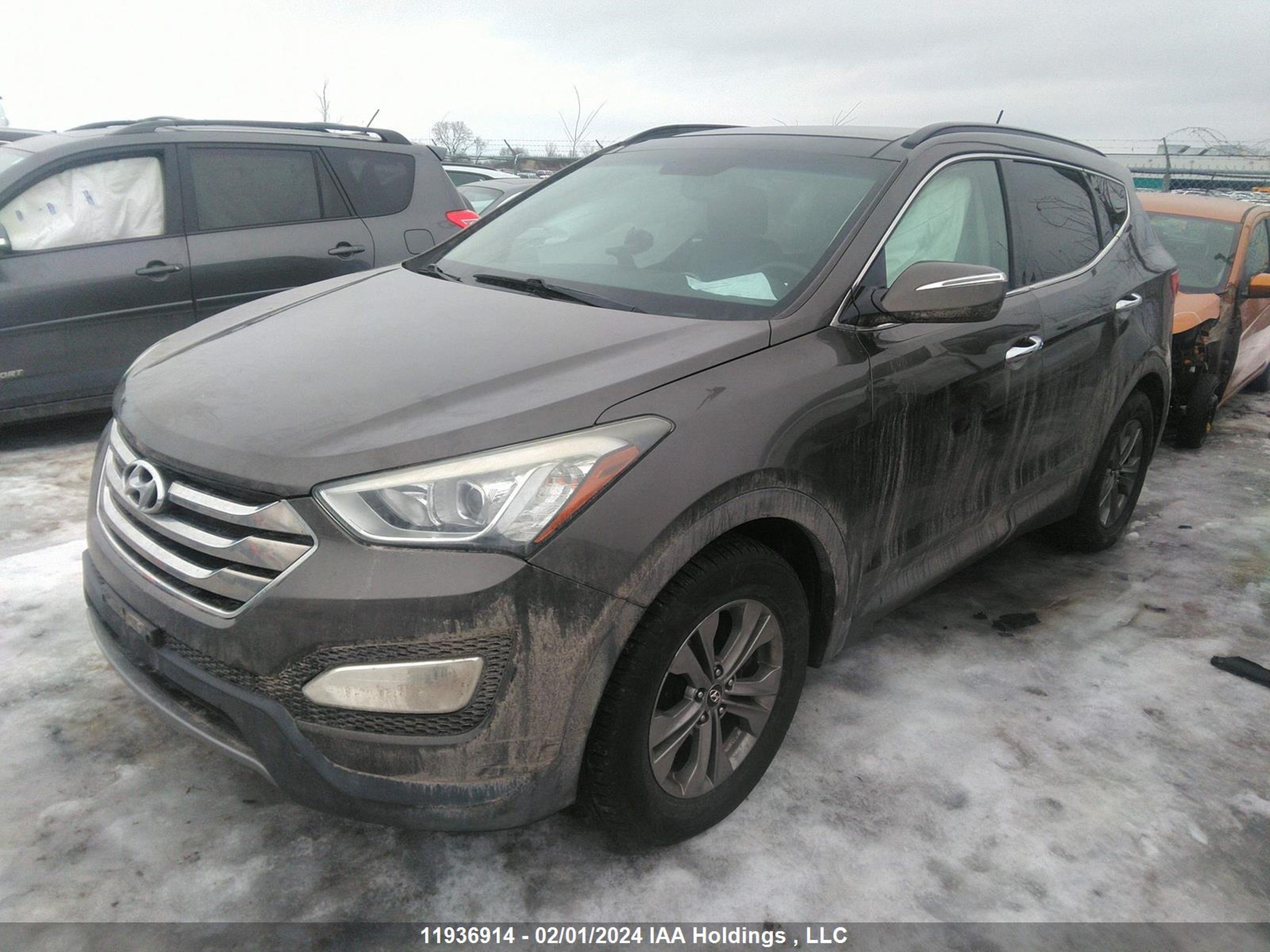 Photo 1 VIN: 5XYZUDLB2EG149740 - HYUNDAI SANTA FE 