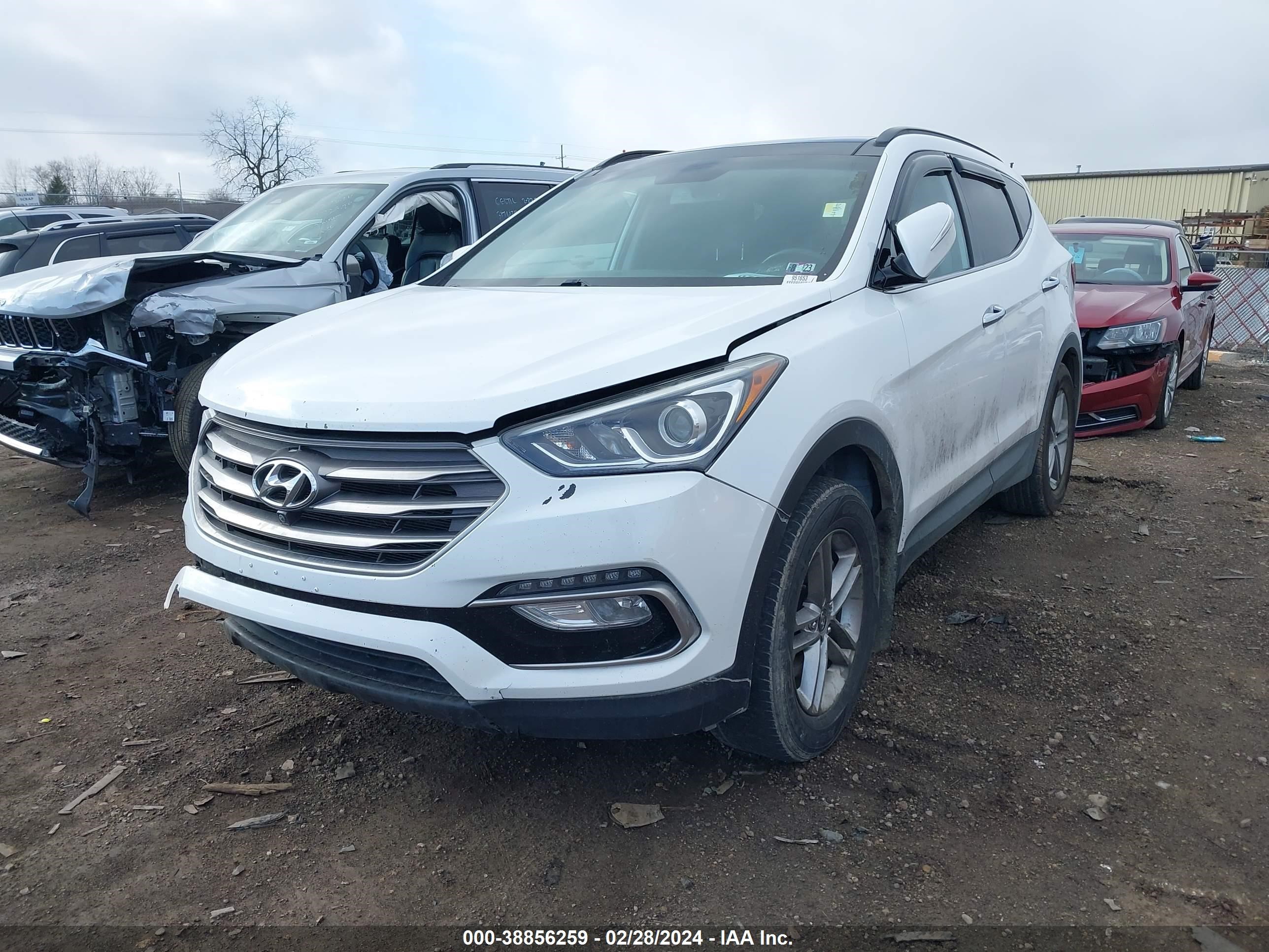 Photo 1 VIN: 5XYZUDLB2HG401586 - HYUNDAI SANTA FE 