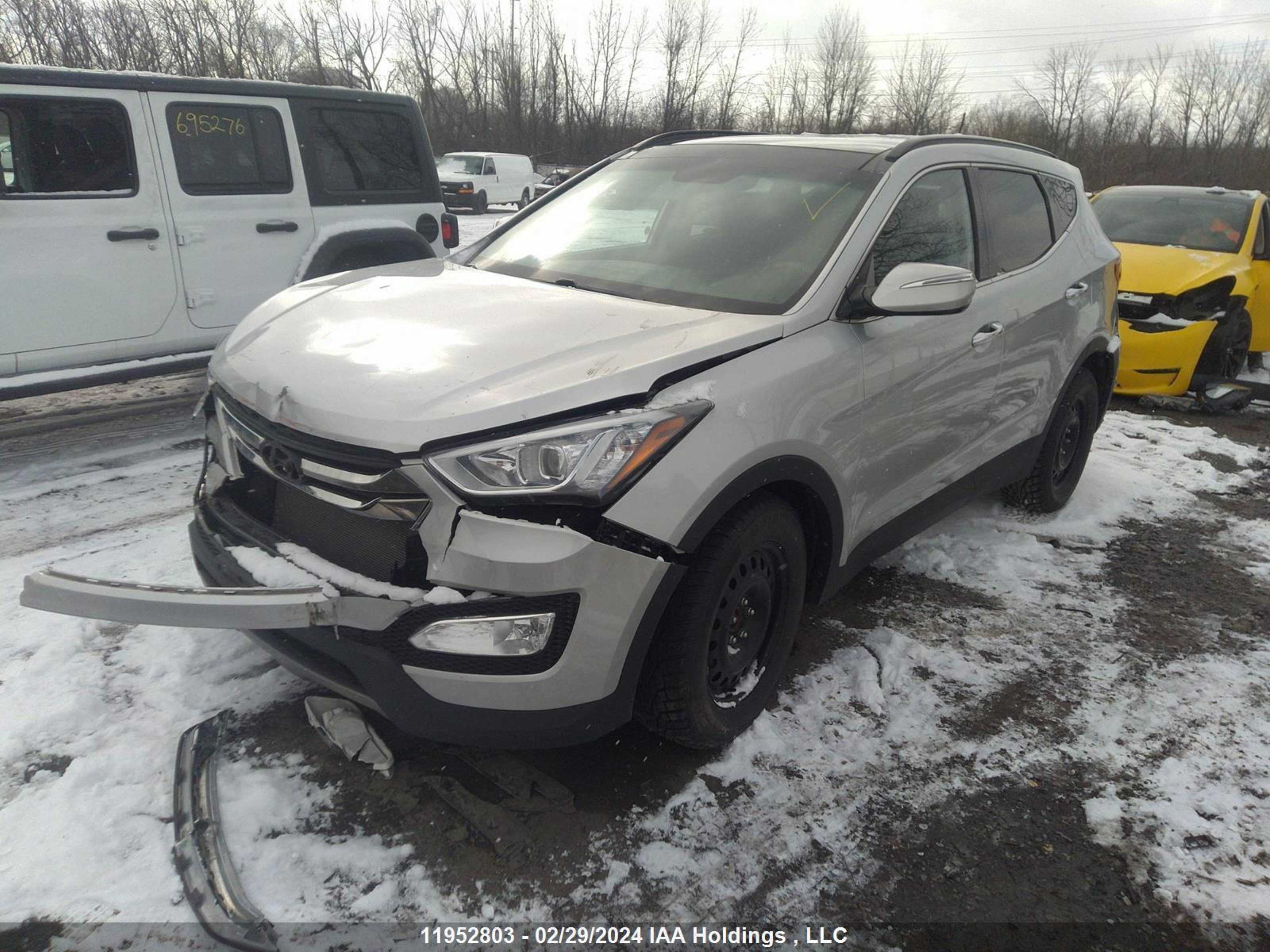 Photo 1 VIN: 5XYZUDLB3EG197134 - HYUNDAI SANTA FE 