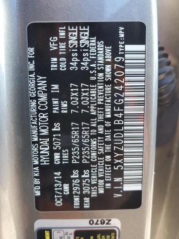 Photo 12 VIN: 5XYZUDLB4FG242079 - HYUNDAI SANTA FE 