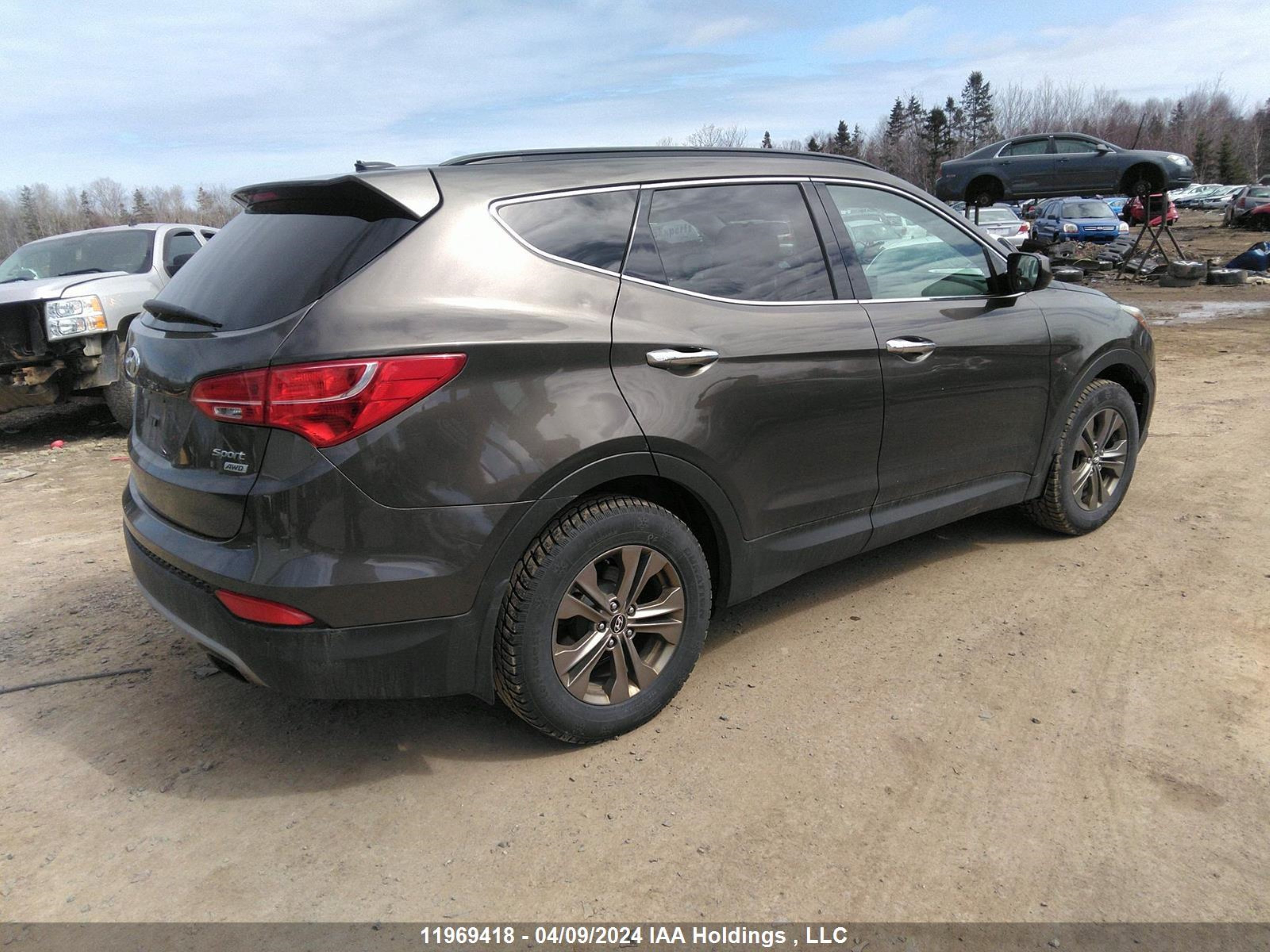 Photo 3 VIN: 5XYZUDLB6DG111927 - HYUNDAI SANTA FE 