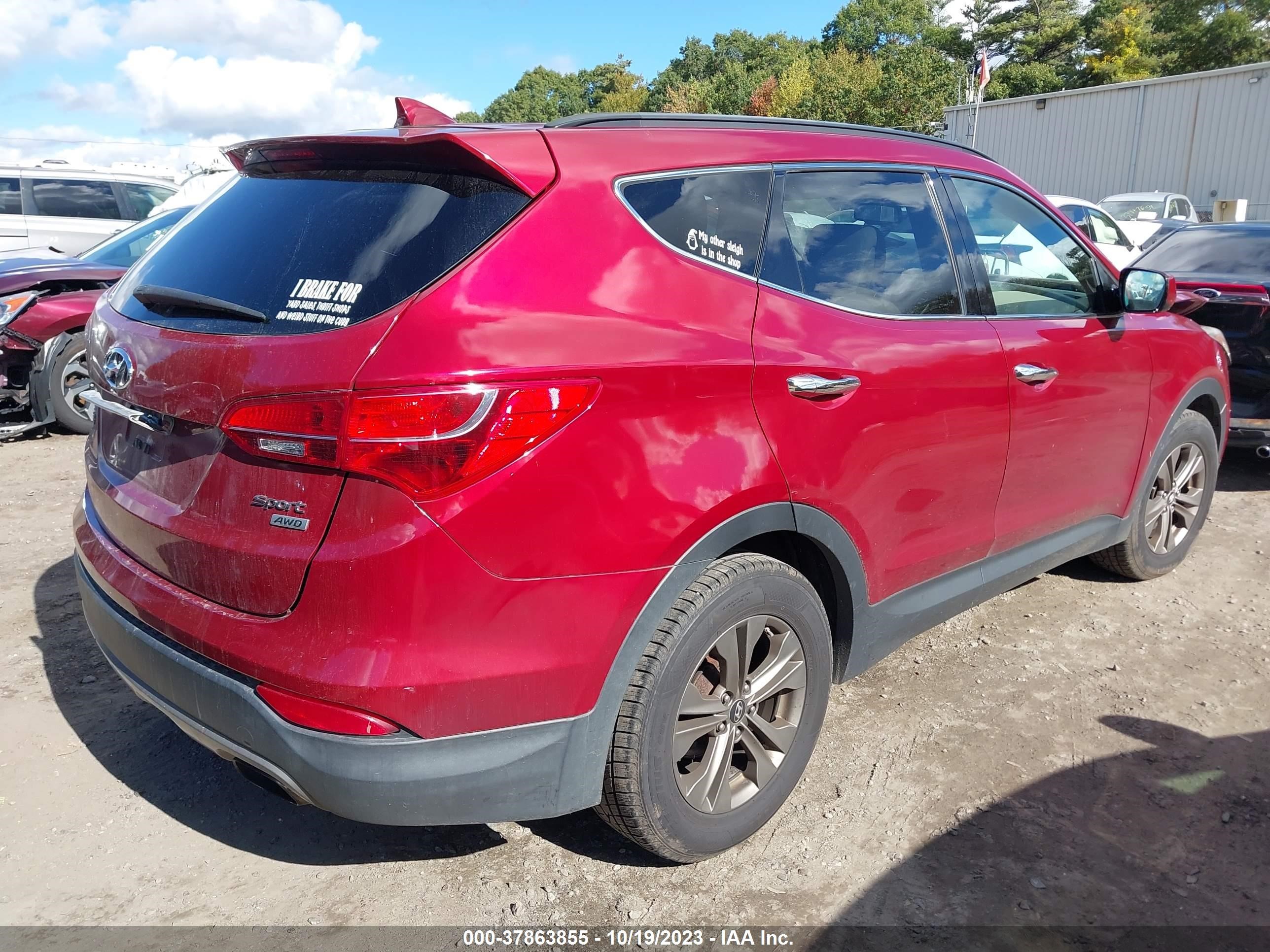 Photo 3 VIN: 5XYZUDLB6EG155377 - HYUNDAI SANTA FE 