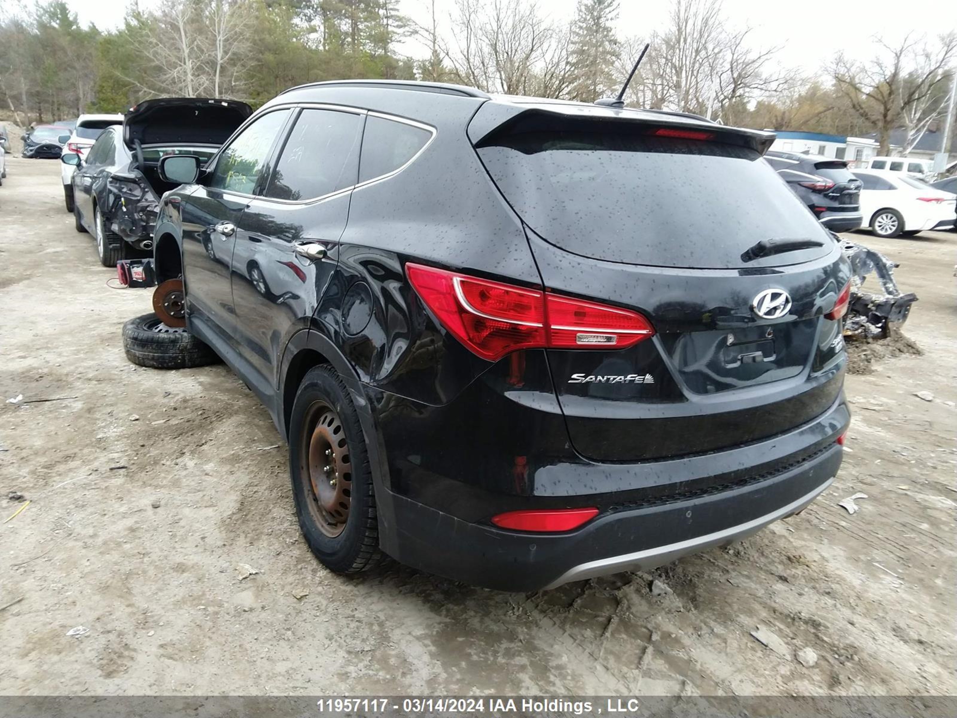 Photo 2 VIN: 5XYZUDLB6EG177346 - HYUNDAI SANTA FE 