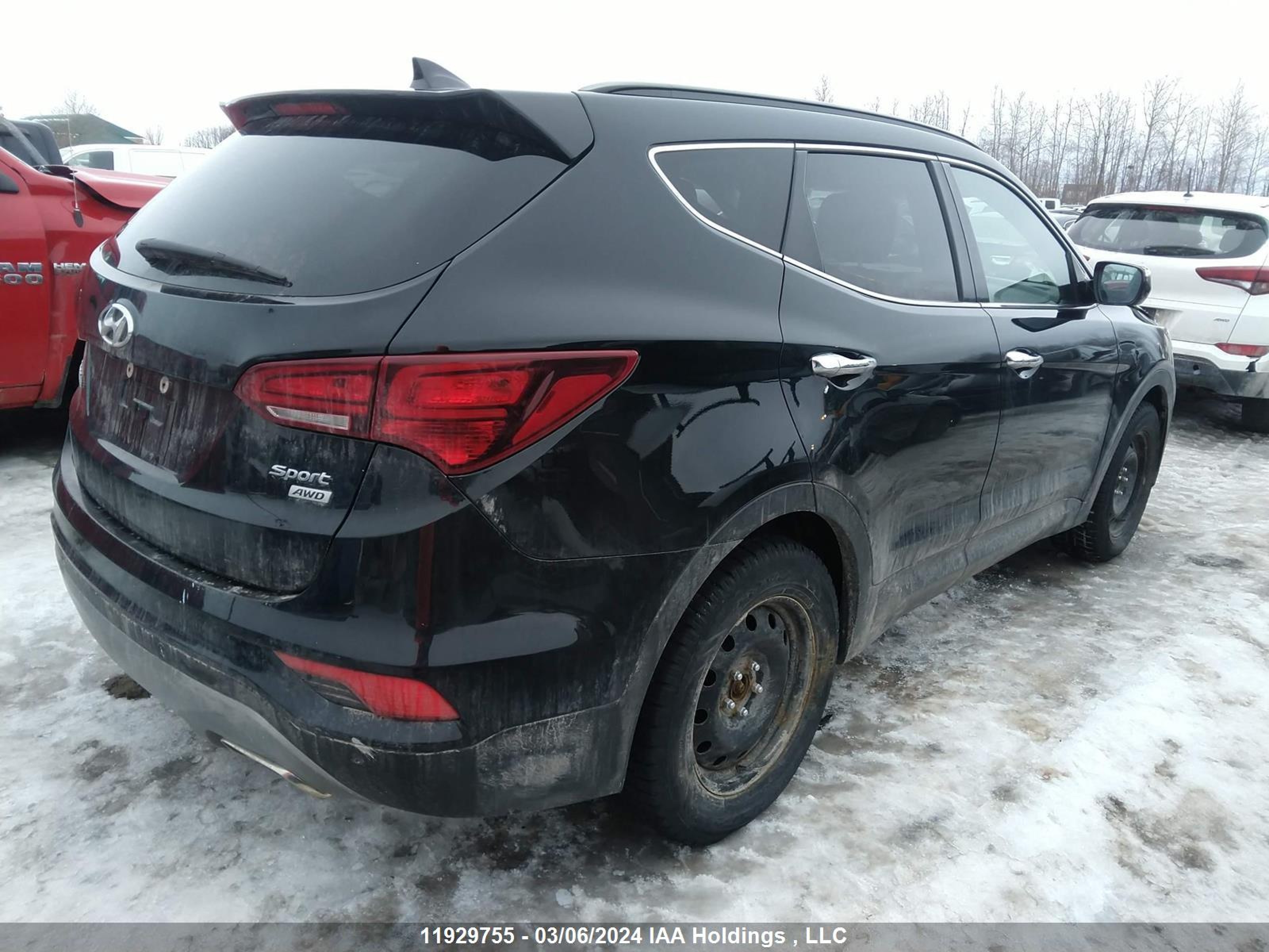 Photo 3 VIN: 5XYZUDLB6HG495827 - HYUNDAI SANTA FE 