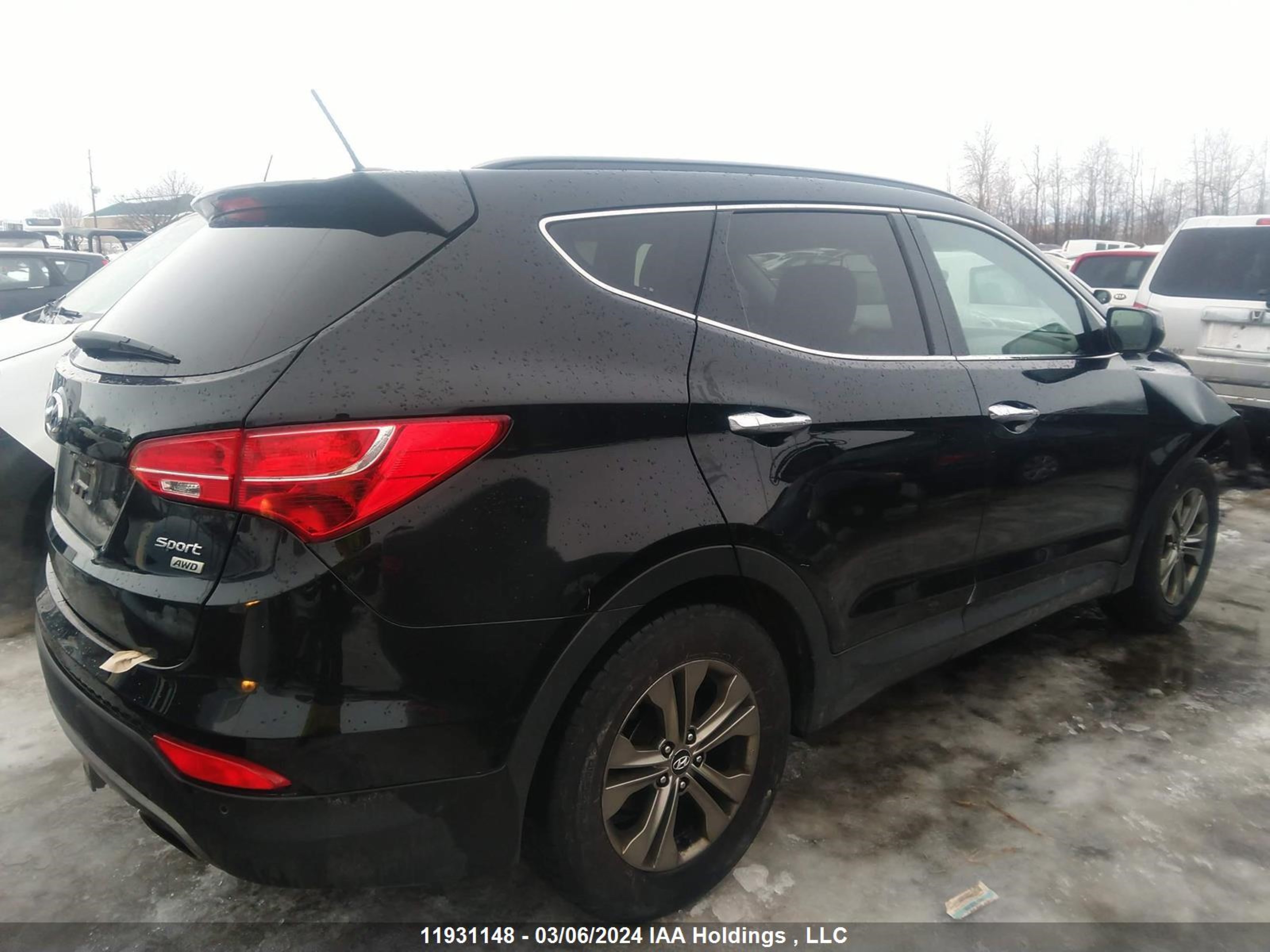 Photo 3 VIN: 5XYZUDLB7EG136465 - HYUNDAI SANTA FE 