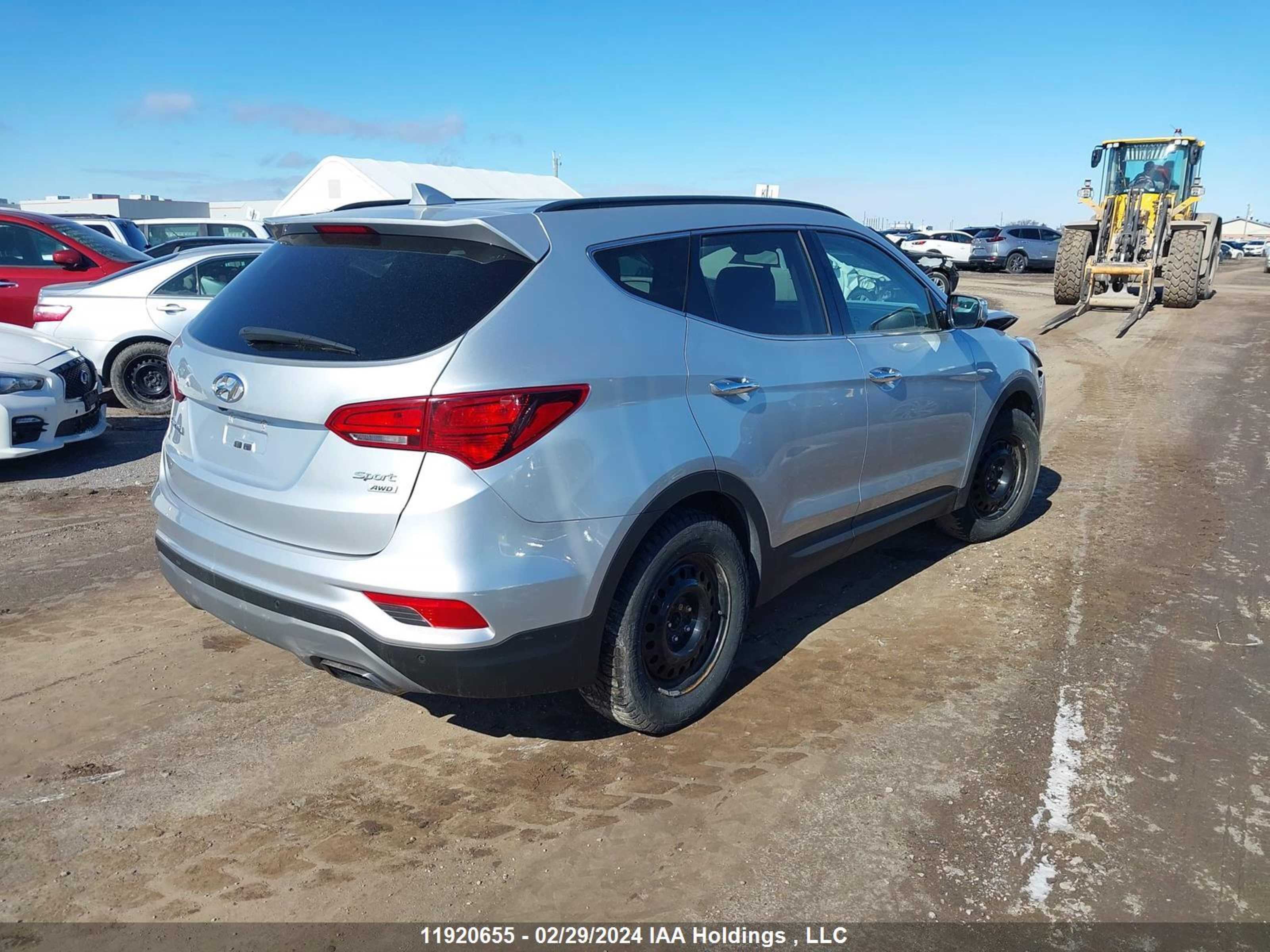 Photo 3 VIN: 5XYZUDLB7JG551313 - HYUNDAI SANTA FE 